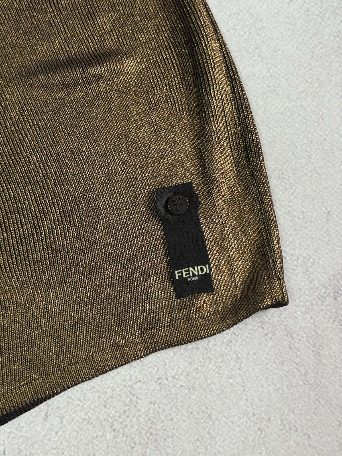 Fendi Fendi Knitwear Pullover T Shirt 48 Size Rare Luxury Size L / US 10 / IT 46 - 4 Thumbnail
