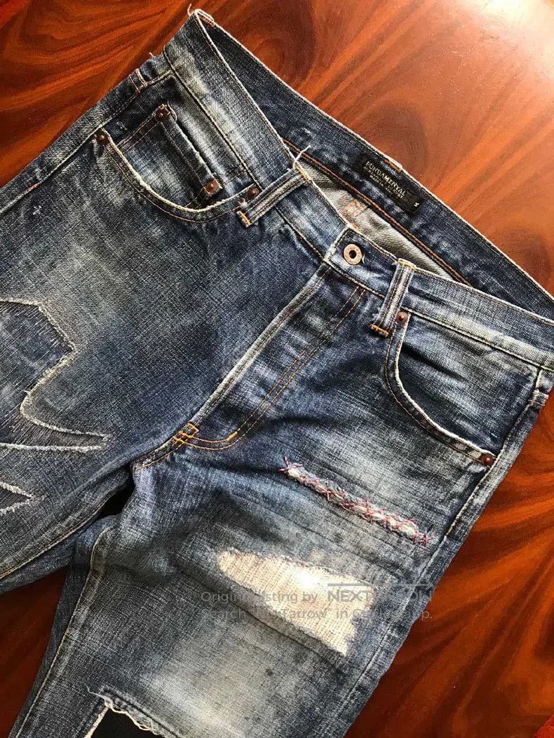 FDMTL FDMTL Handcrafted Distressed Denim Jeans. Size US 30 / EU 46 - 5 Thumbnail