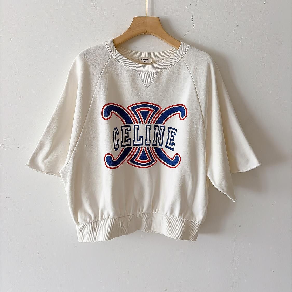 Celine Celine Triomphe Logo Sweatshirt XS Size XS / US 0-2 / IT 36-38 - 1 Thumbnail
