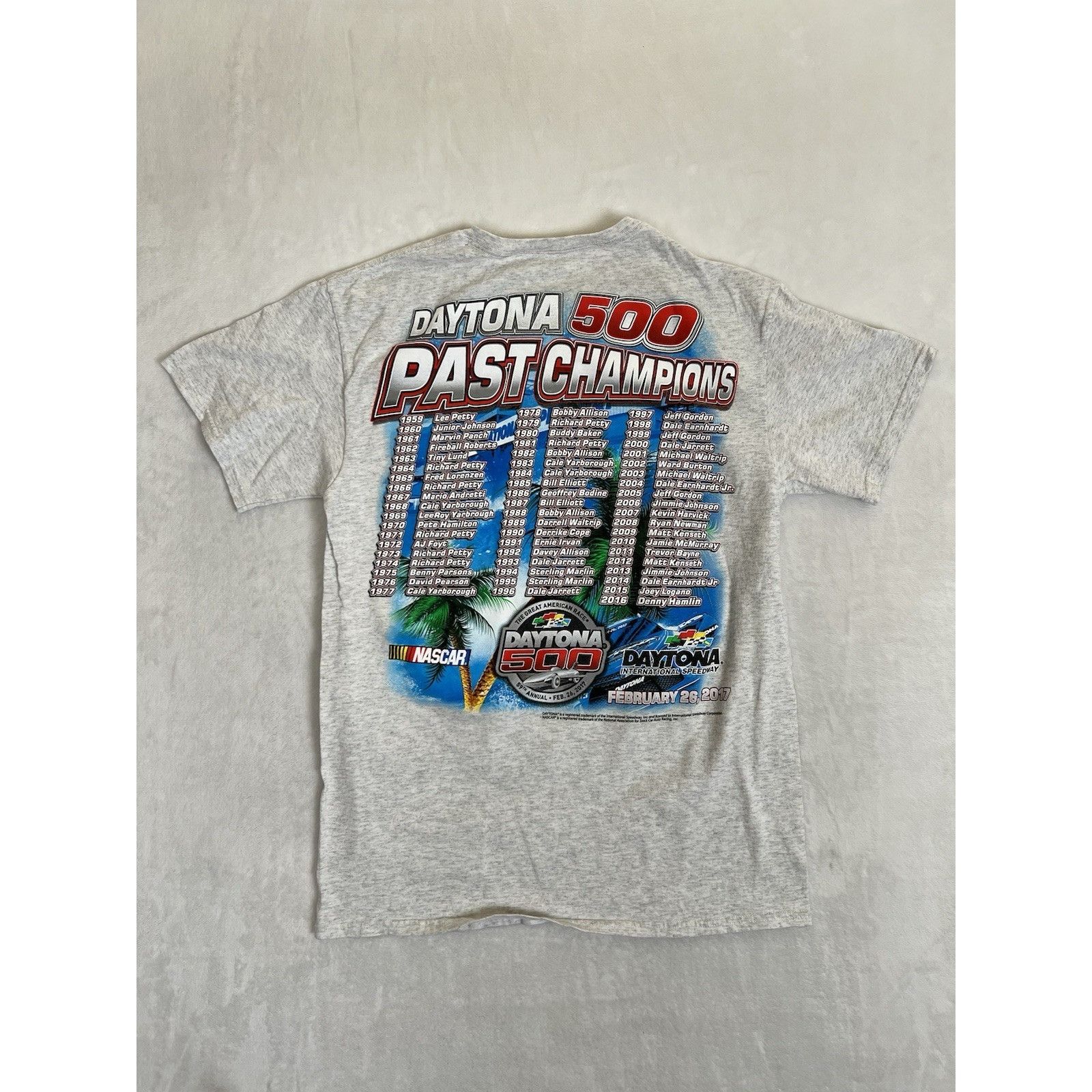 NASCAR NASCAR Daytona 500 T-Shirt Size Medium 2017 Double Sided Size US M / EU 48-50 / 2 - 8 Thumbnail
