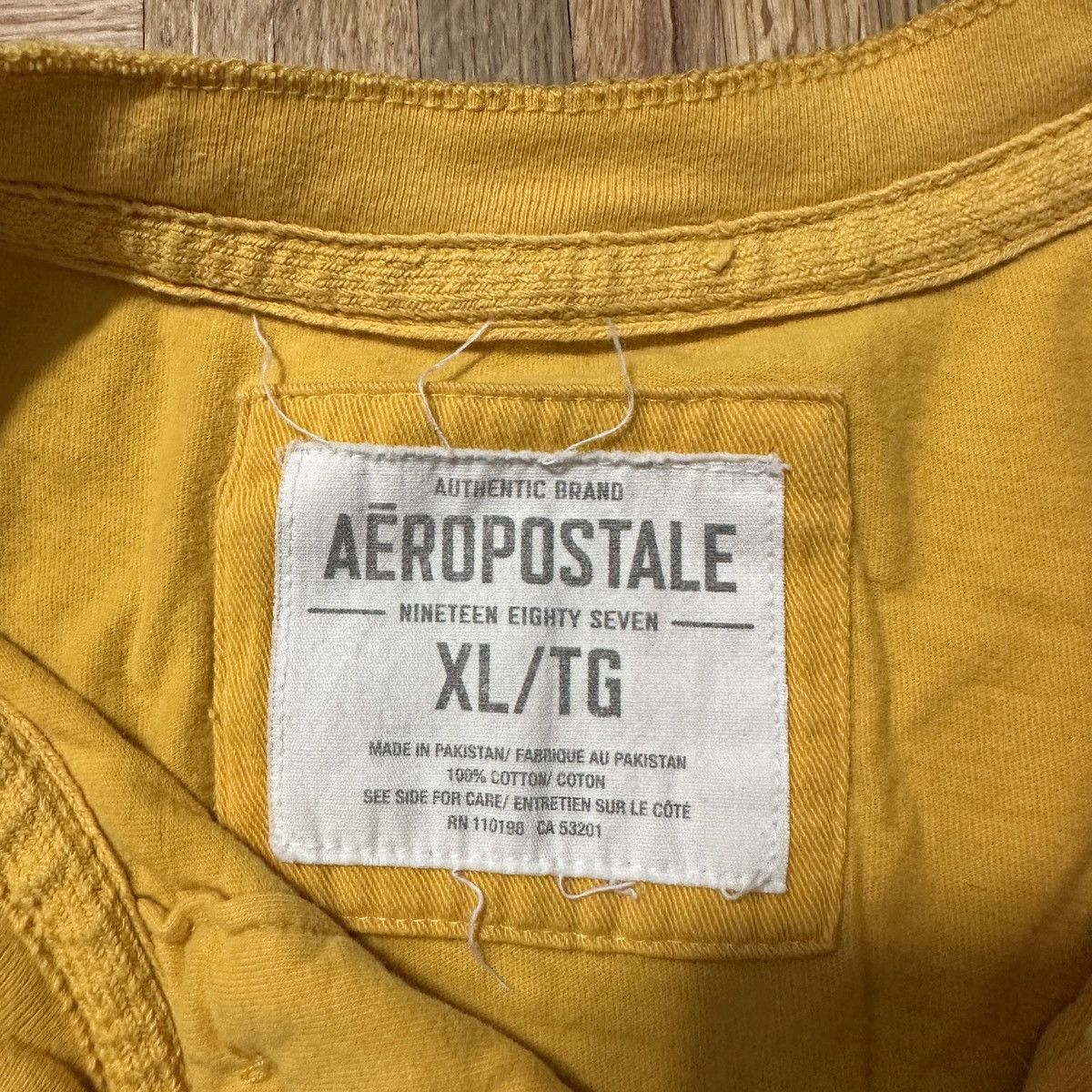 Aeropostale Aeropostale henley tee Size US XL / EU 56 / 4 - 4 Thumbnail