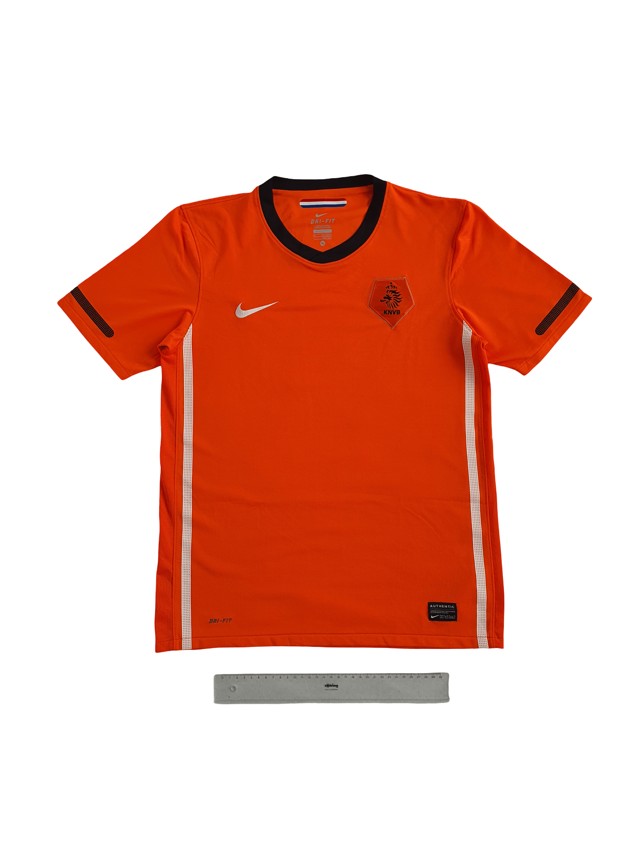 Nike 2010-2011 KNVB Netherlands Home Shirt Jersey - Kid's XL Size US S / EU 44-46 / 1 - 1 Thumbnail