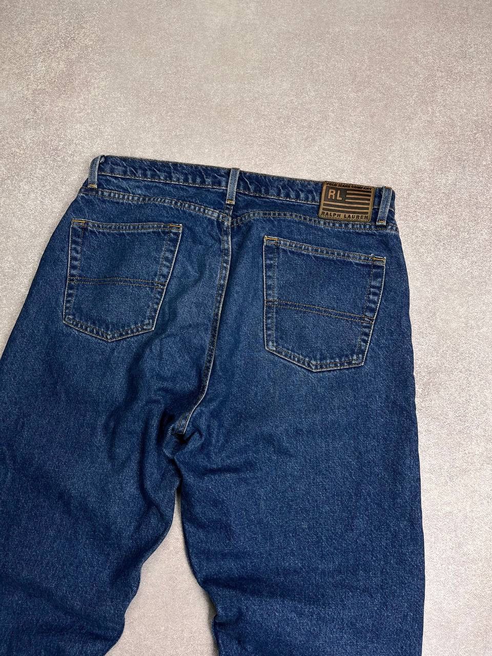 Other Vintage Polo Ralph Lauren Baggy Denim Jeans Flared Y2K 36x32 Size US 36 / EU 52 - 2 Thumbnail