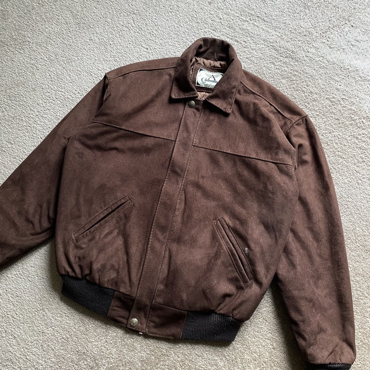 Vintage Emporio Armani Suede authentic Jacket