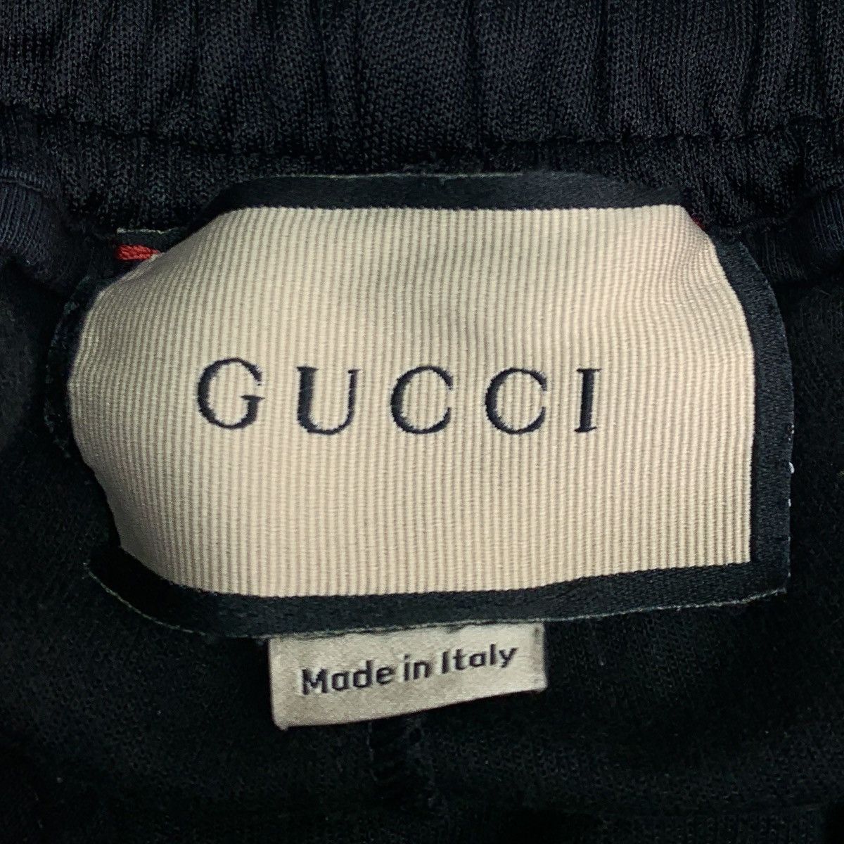 Gucci Gucci Black Side Logo Jacquard Cuffed Sports Pants K26WX Size US 30 / EU 46 - 6 Thumbnail