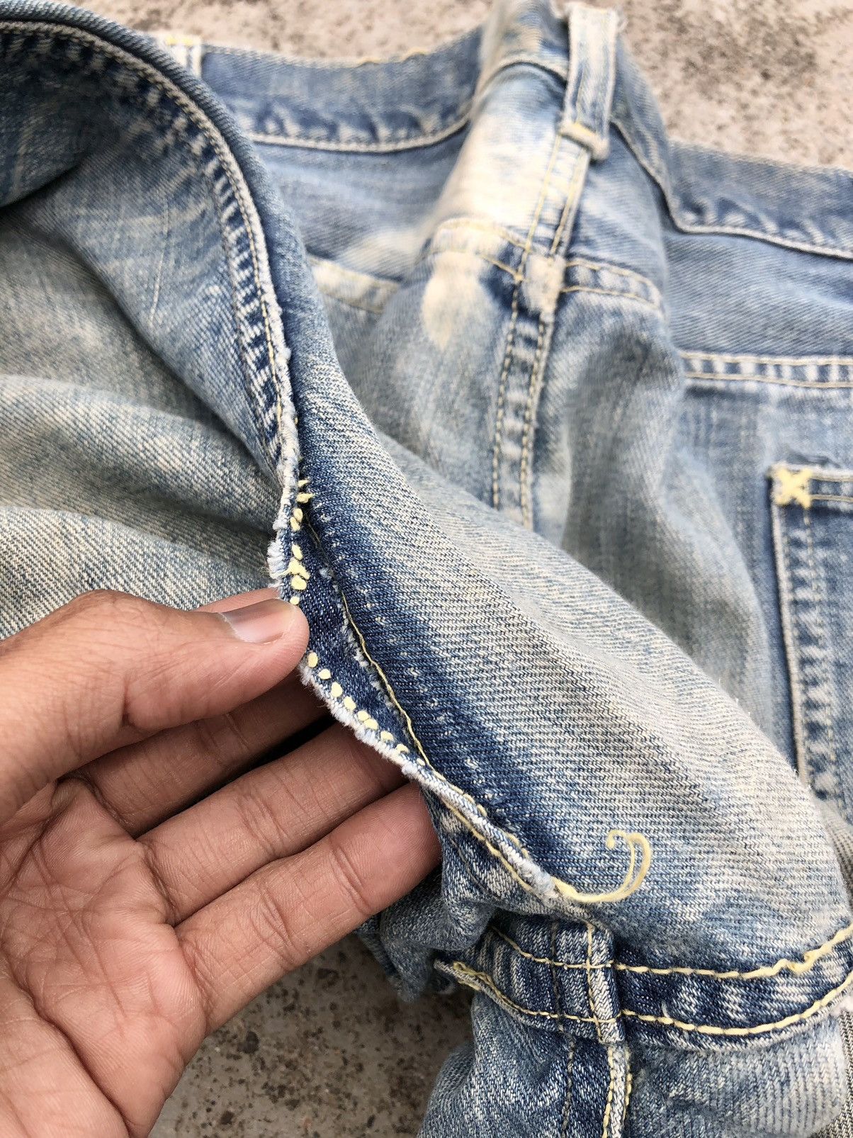 Lee VINTAGE 60s LEE 101B SELVEDGE DENIM Size US 36 / EU 52 - 3 Thumbnail
