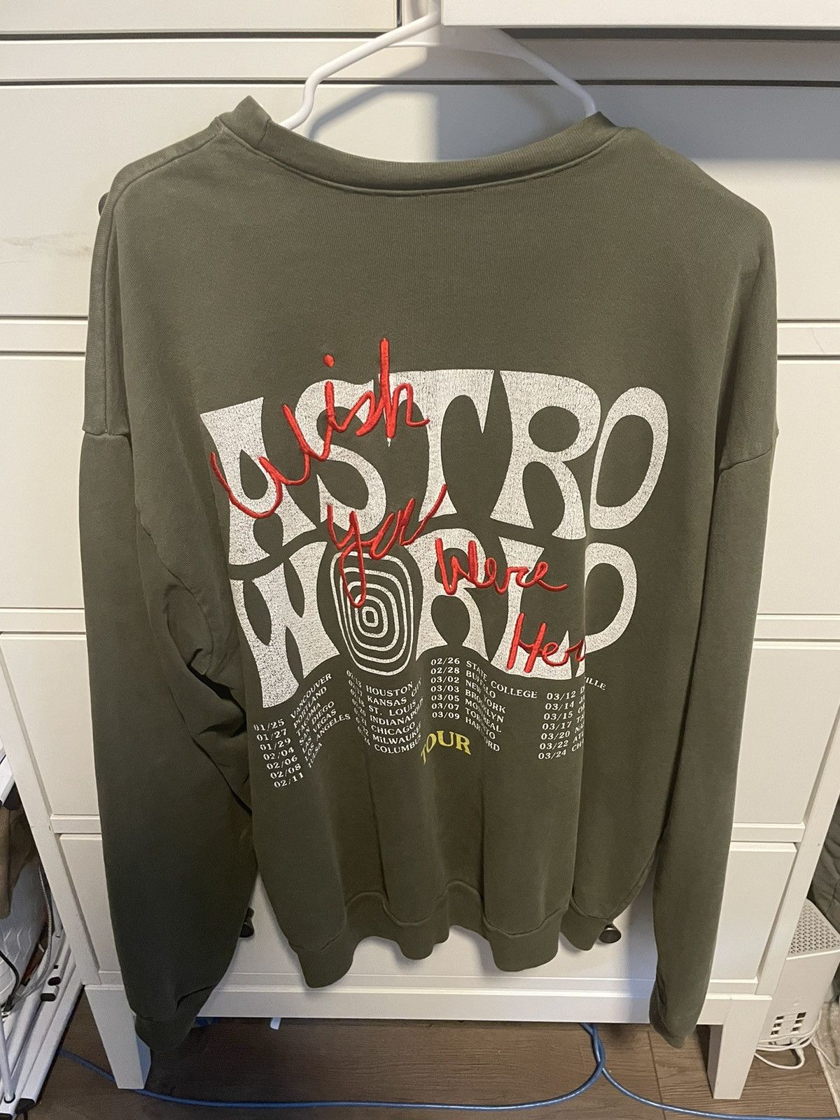 Travis Scott Travis Scott Astroworld Skipping Bear Crewneck Size US XL / EU 56 / 4 - 2 Thumbnail