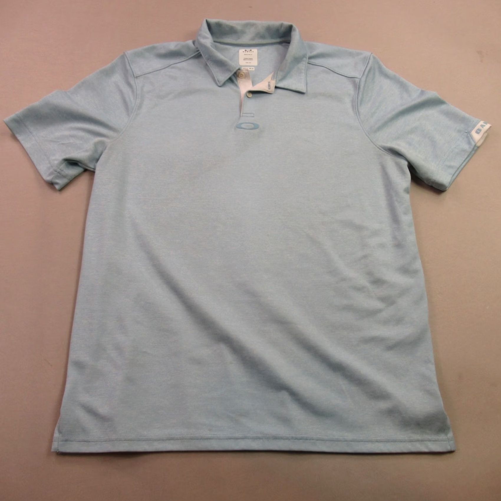 Oakley Oakley Polo Shirt Mens XL Short Sleeve Golfing Lightweight Regular Fit Blue Size US XL / EU 56 / 4 - 2 Thumbnail
