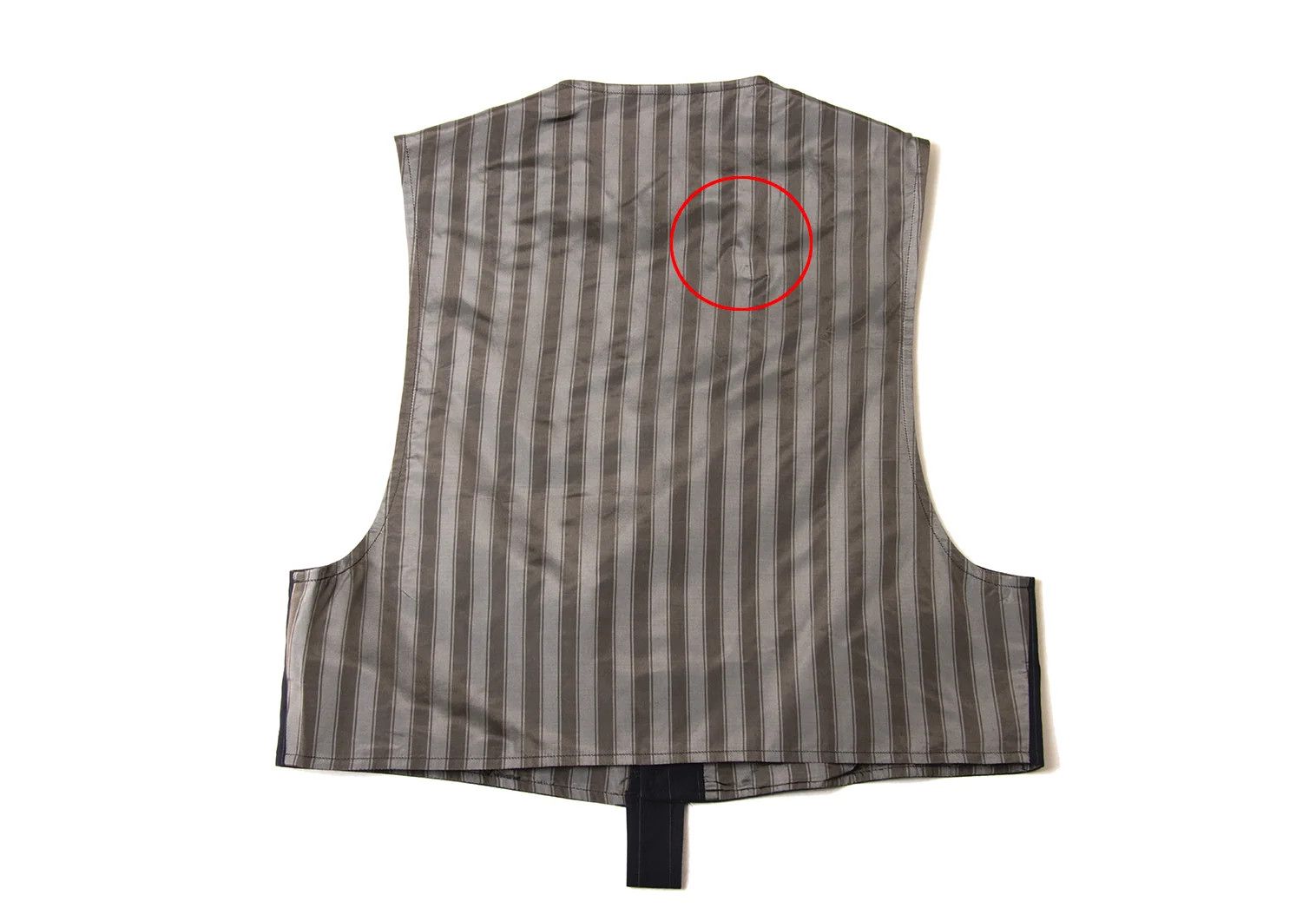 Emporio Armani Striped Sleeveless Vest in Navy Gray Size 48 Size US M / EU 48-50 / 2 - 9 Thumbnail