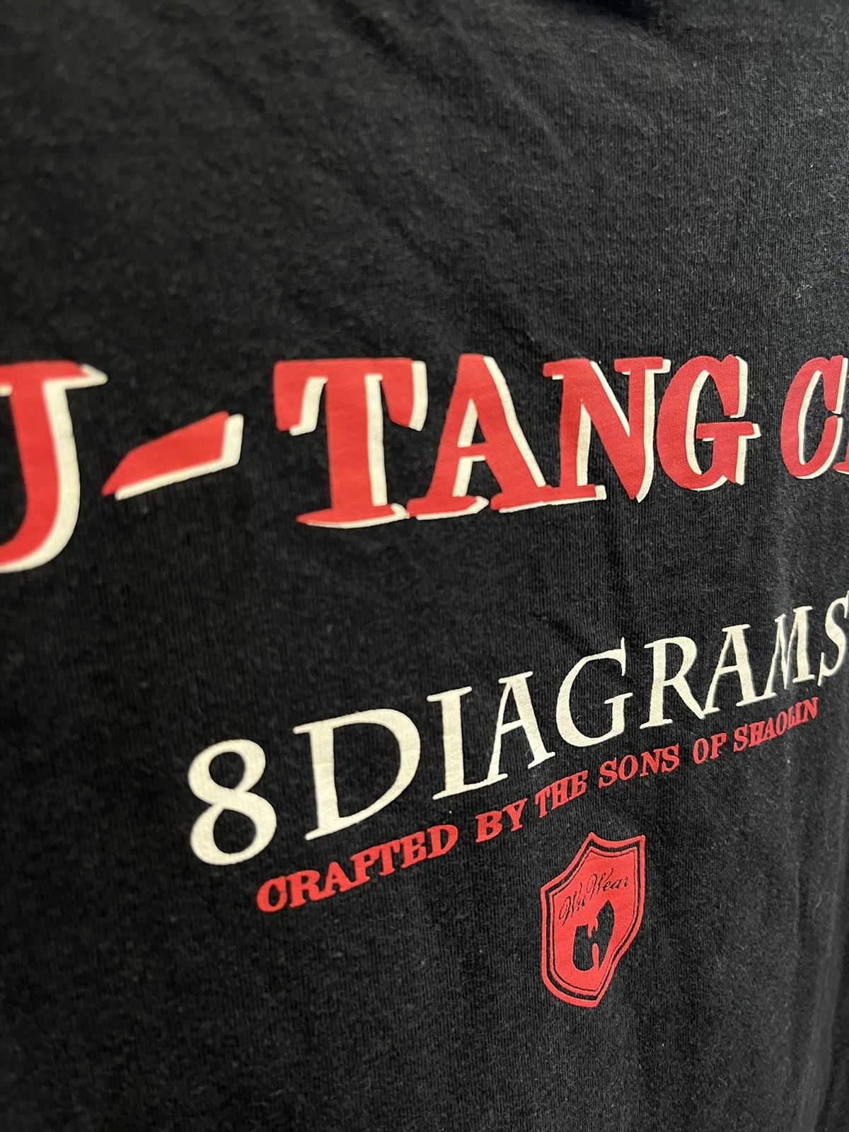 Vintage × Wu-Tang Clan Vintage Y2K Wu Tang Clan 8 Diagrams Wu Wear 90s Black Tee Size US L / EU 52-54 / 3 - 6 Thumbnail