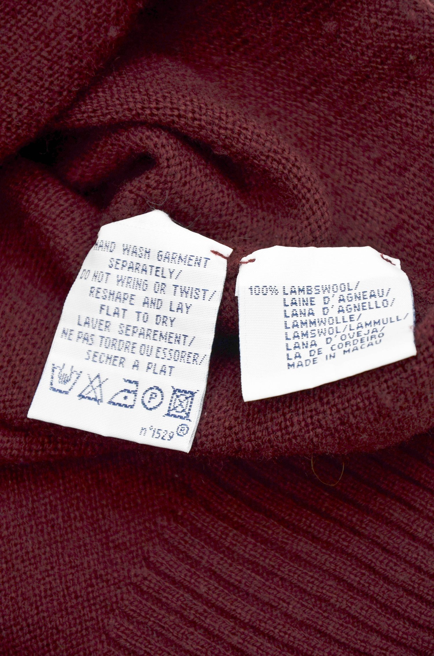 Polo Ralph Lauren Polo Ralph Lauren Lambswool Burgundy Sweater Size L Size US L / EU 52-54 / 3 - 10 Thumbnail
