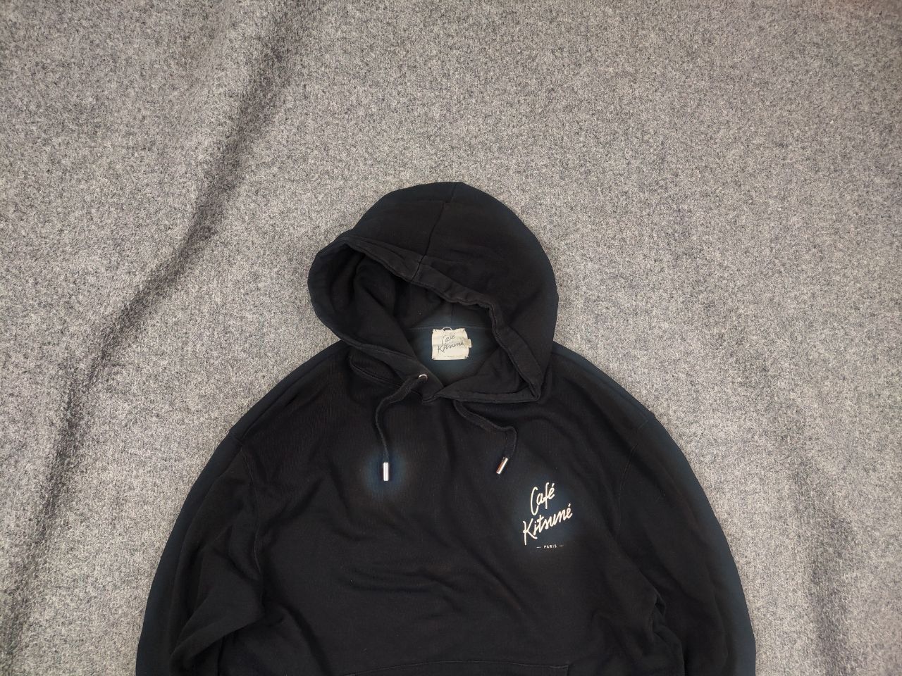 Maison Kitsune Maison Kitsune cafe Paris Black Logo Comfort Hoodie Size US L / EU 52-54 / 3 - 4 Thumbnail