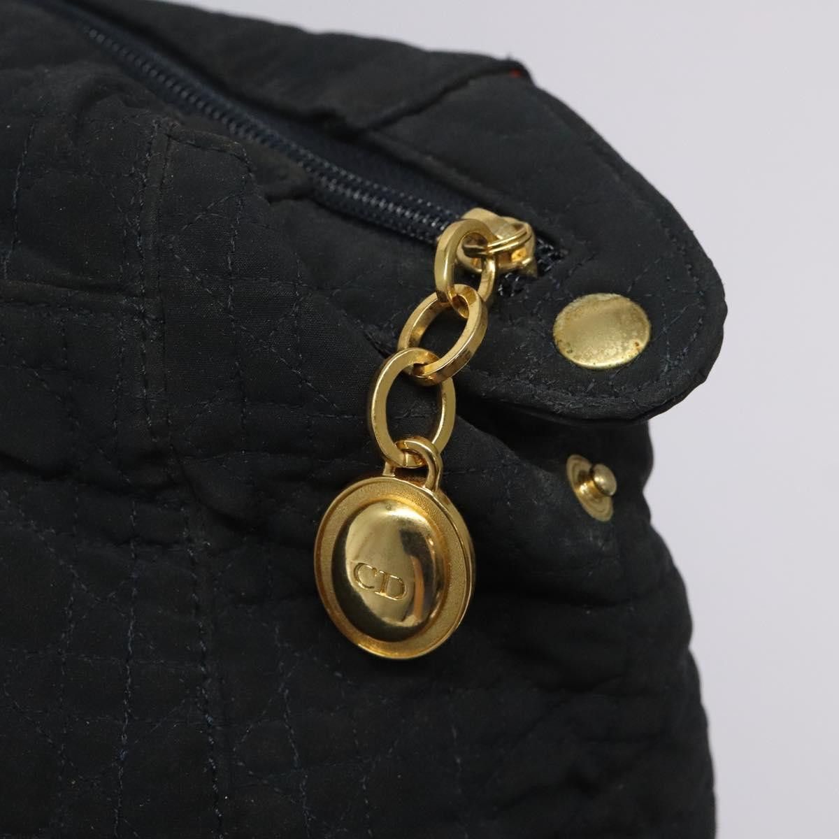Dior DIOR Canage Shoulder Bag Nylon Black Gold Size ONE SIZE - 11 Thumbnail
