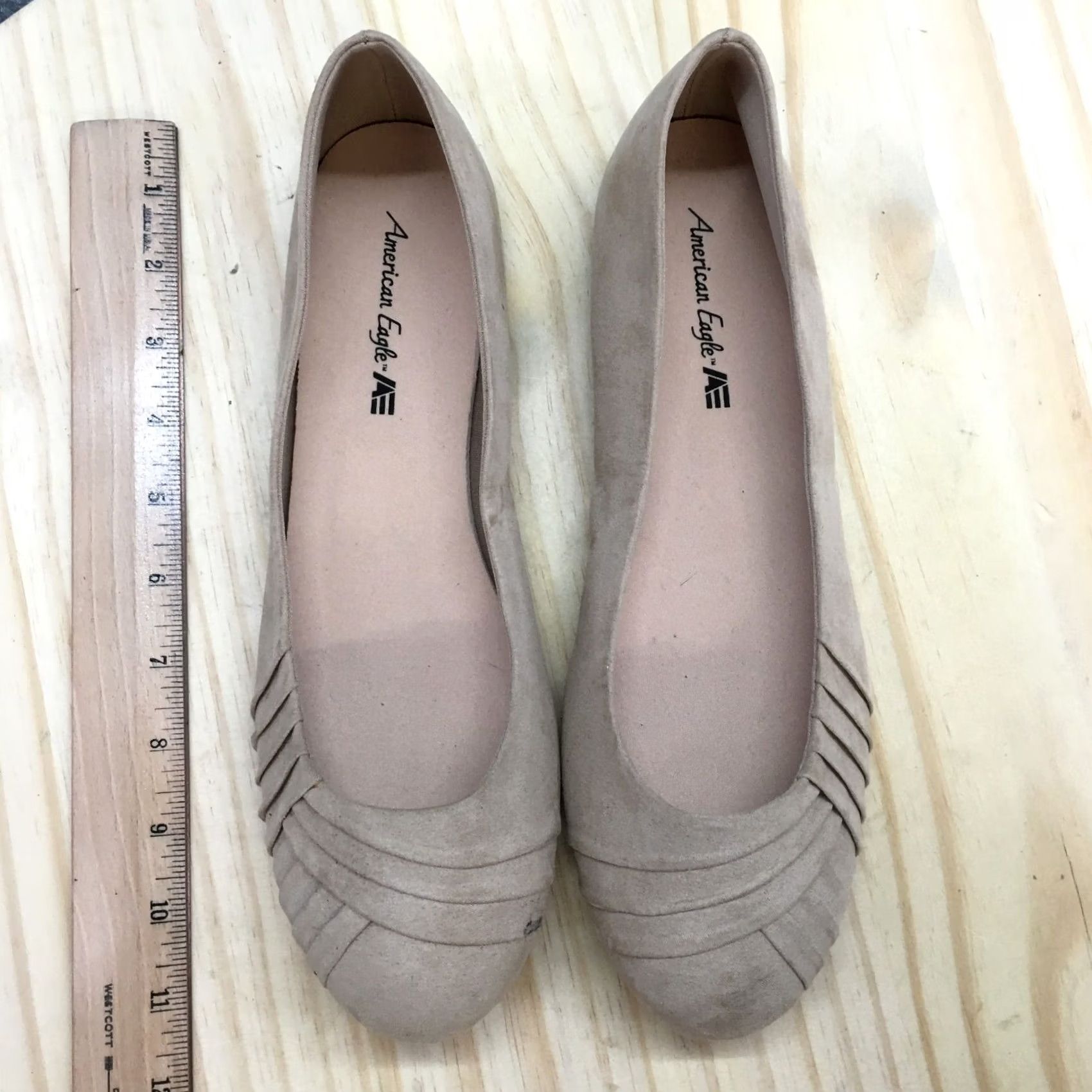American Eagle Outfitters American Eagle Outfitters Ballet Flats Shoes Womens 10 Brown Fabric Slip On Low Top Shoes Size L / US 10 / IT 46 - 7 Thumbnail