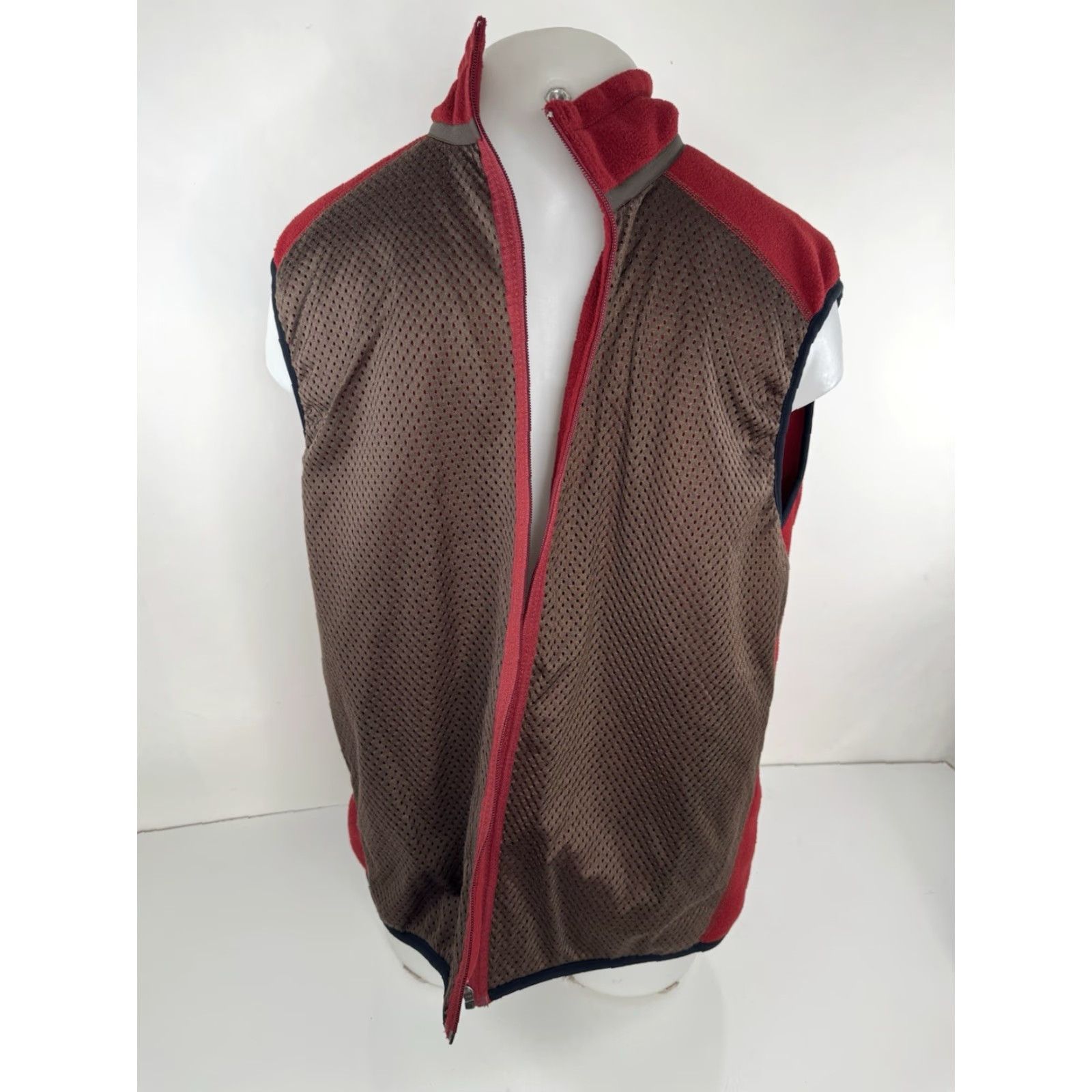Patagonia PATAGONIA Synchilla - Mens Fleece Full Zip XL Vest Shirt Mens XL Red Vest Full Zip Fleece 90s Style Patagonia Men Size US XL / EU 56 / 4 - 5 Thumbnail