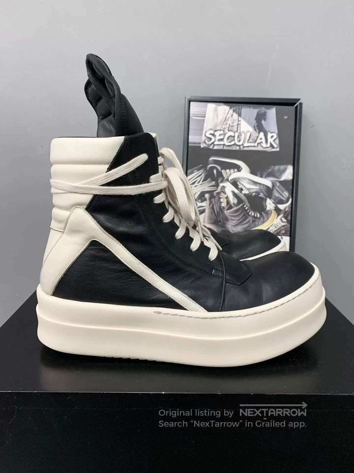 Rick Owens rick owens chunky platform geobasket sneakers. Size US 9 / EU 42 - 1 Thumbnail