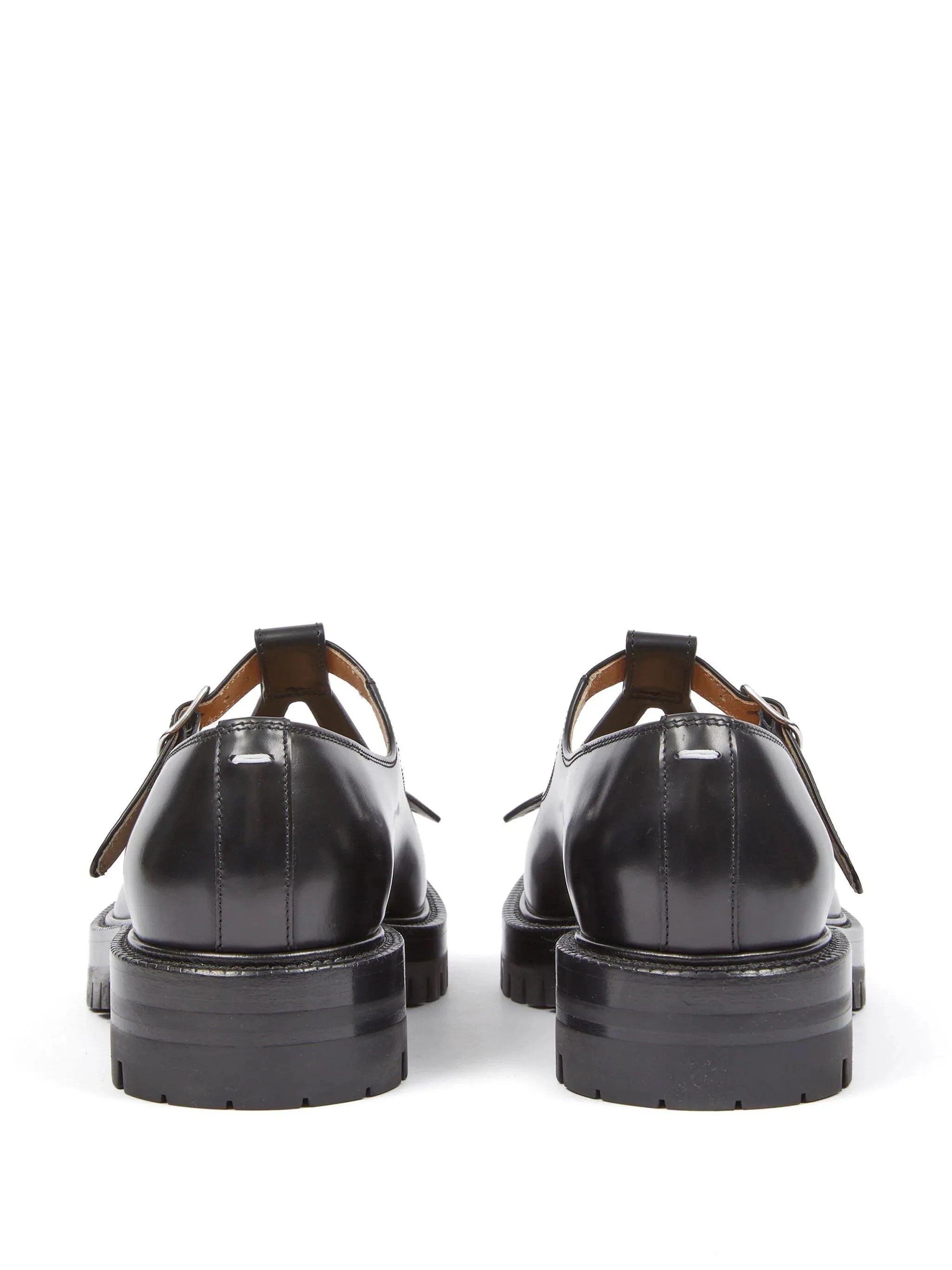 Maison Margiela oc11z0825 Tabi Mary Jane Shoes in Black Size US 7 / IT 37 - 3 Thumbnail