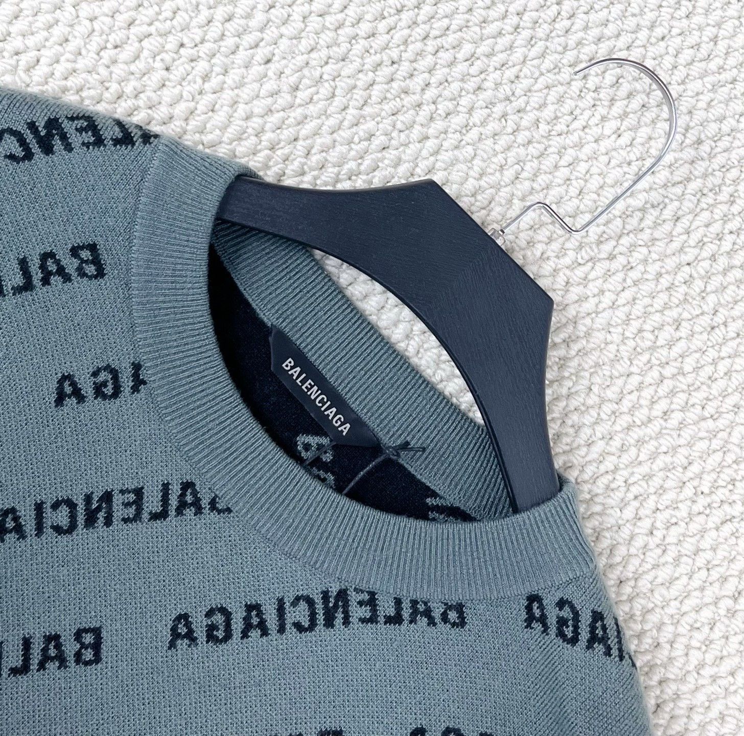 Balenciaga Balenciaga Logo Knit Sweater Size US XXS / EU 40 - 3 Thumbnail
