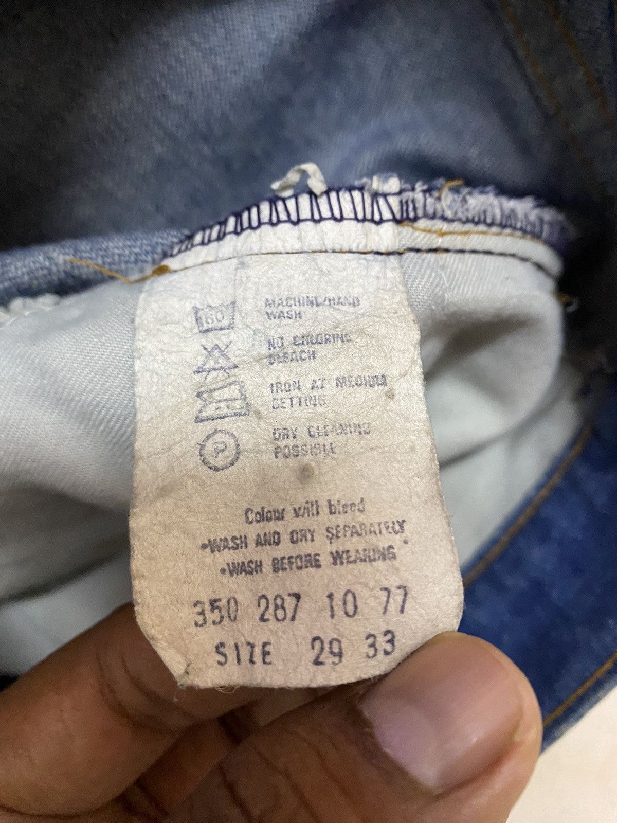 Levi's Vintage Clothing Vintage 1980s 649-7717 Levis bootcut retro style Size US 26 / EU 42 - 9 Thumbnail