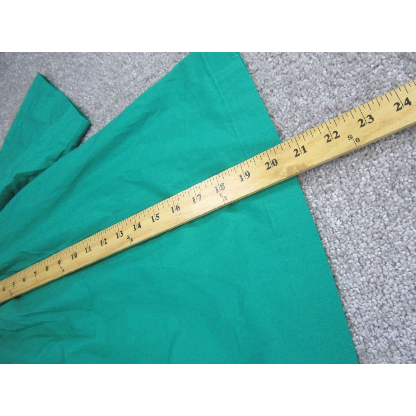 Ann Taylor VINTAGE Ann Taylor Blouse Shirt Womens Large Petites Off The Shoulder Green Cotton Casual 2010s Womens Size L / US 10 / IT 46 - 4 Thumbnail