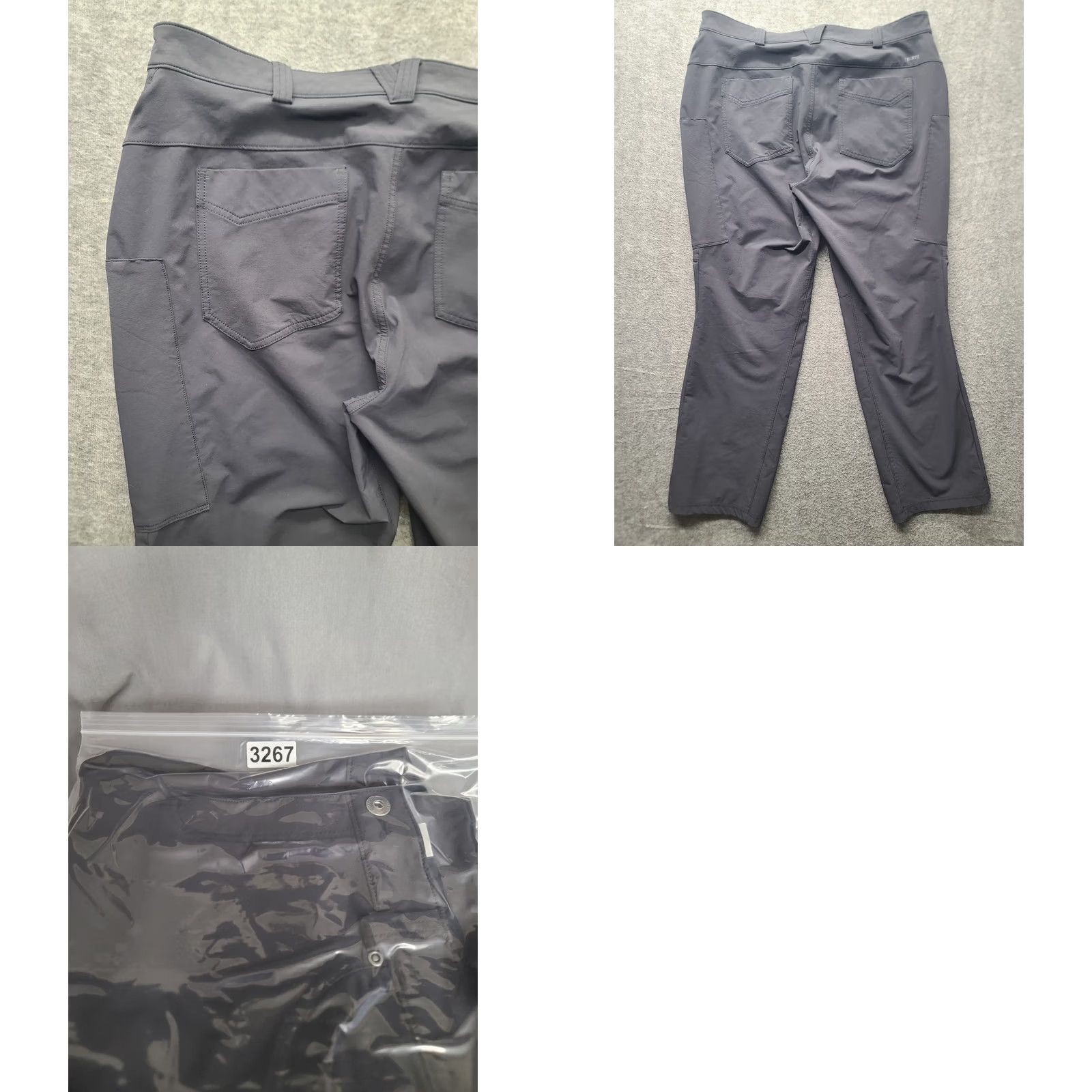 Vintage Duluth Trading Flexpedition Pants Womens 18W 31 Inseam Bootcut Regular Rise Mid Black Nylon Spandex Pockets Cargo Size 40" / US 18 - 9 Thumbnail