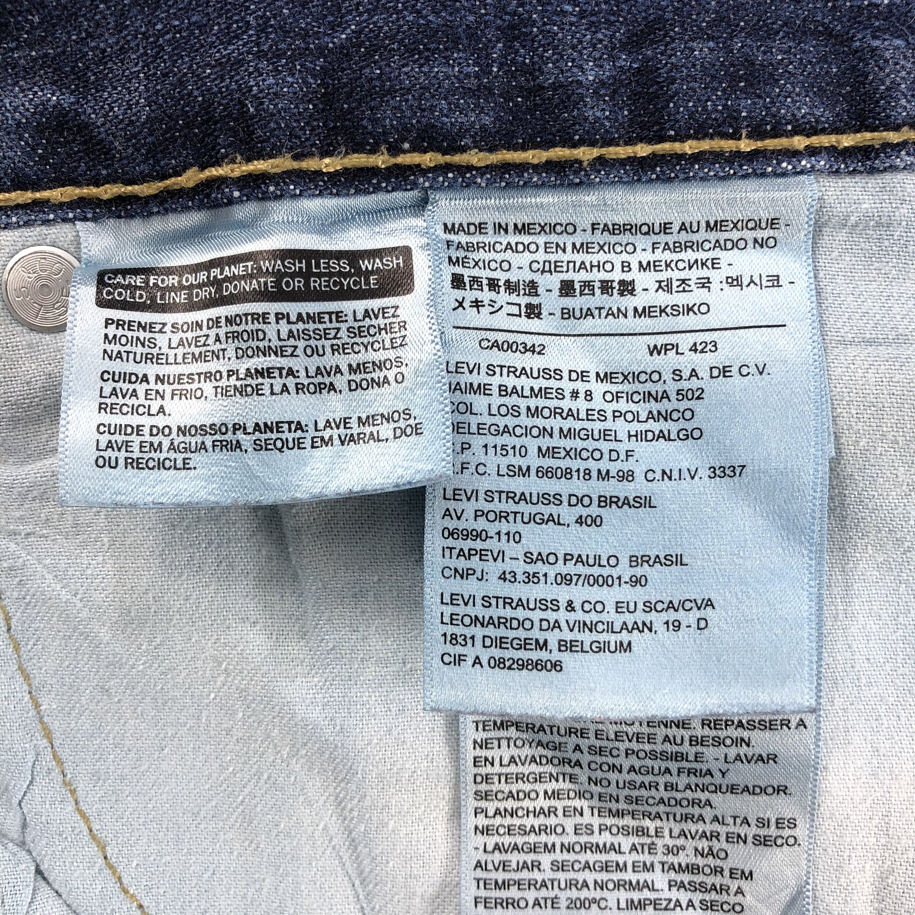 Levi's Vintage Blue Wash Levis 505 Jeans-J2072 Size US 40 / EU 56 - 10 Thumbnail