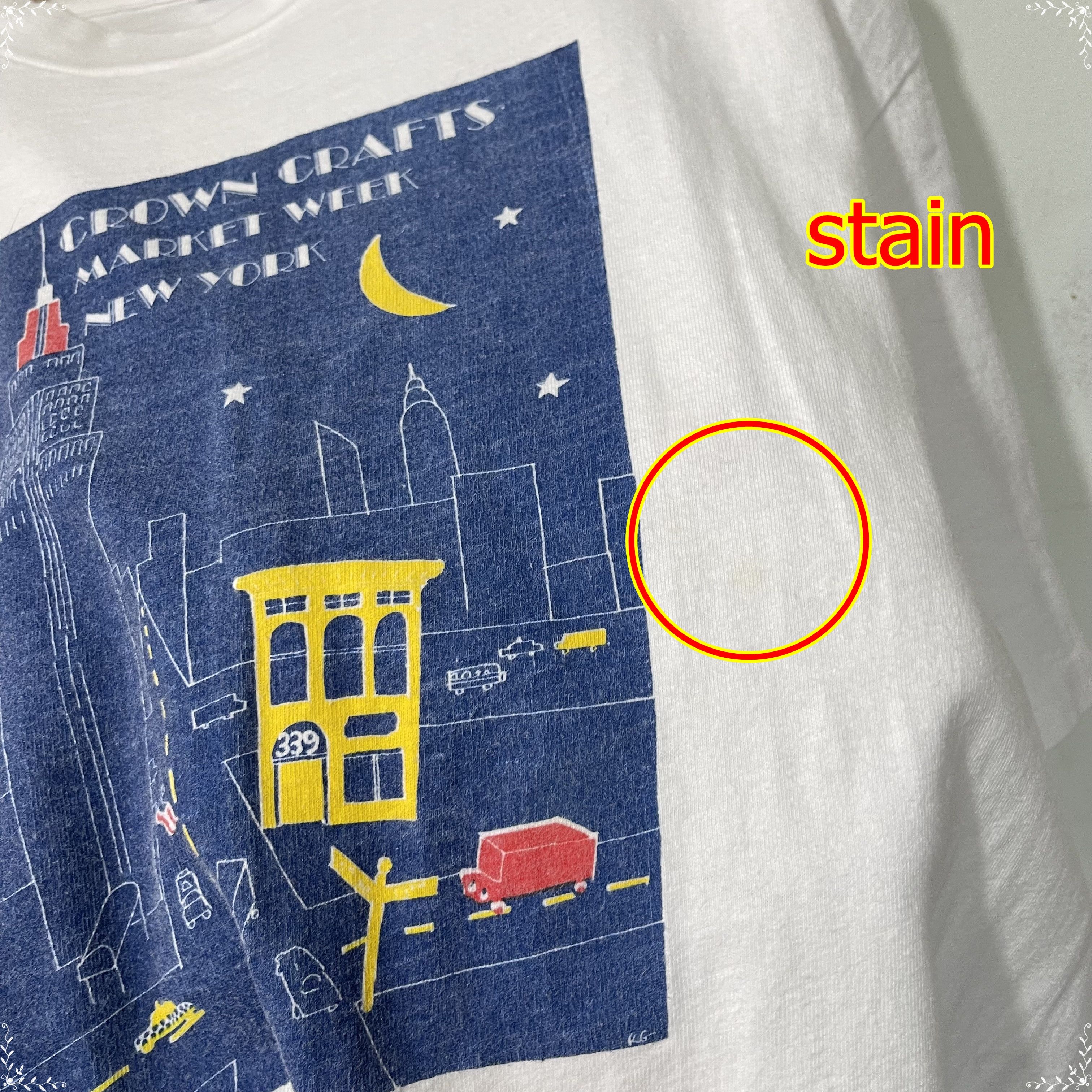 Vintage Vintage 90s Crown Crafts Market Week New York T-Shirt Size US XL / EU 56 / 4 - 6 Thumbnail
