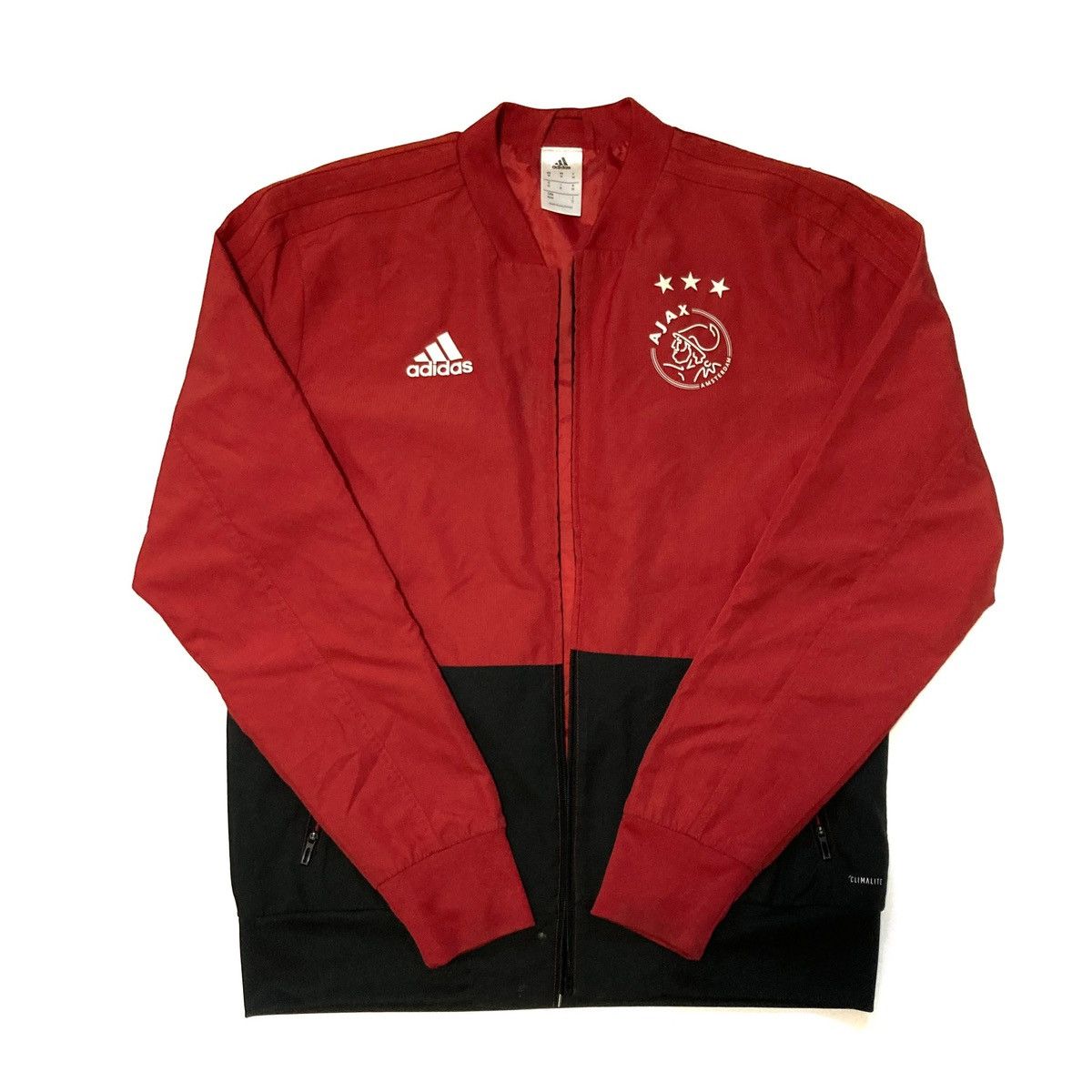 Adidas Ajax Amsterdam Red Light Jacket Sportswear Football