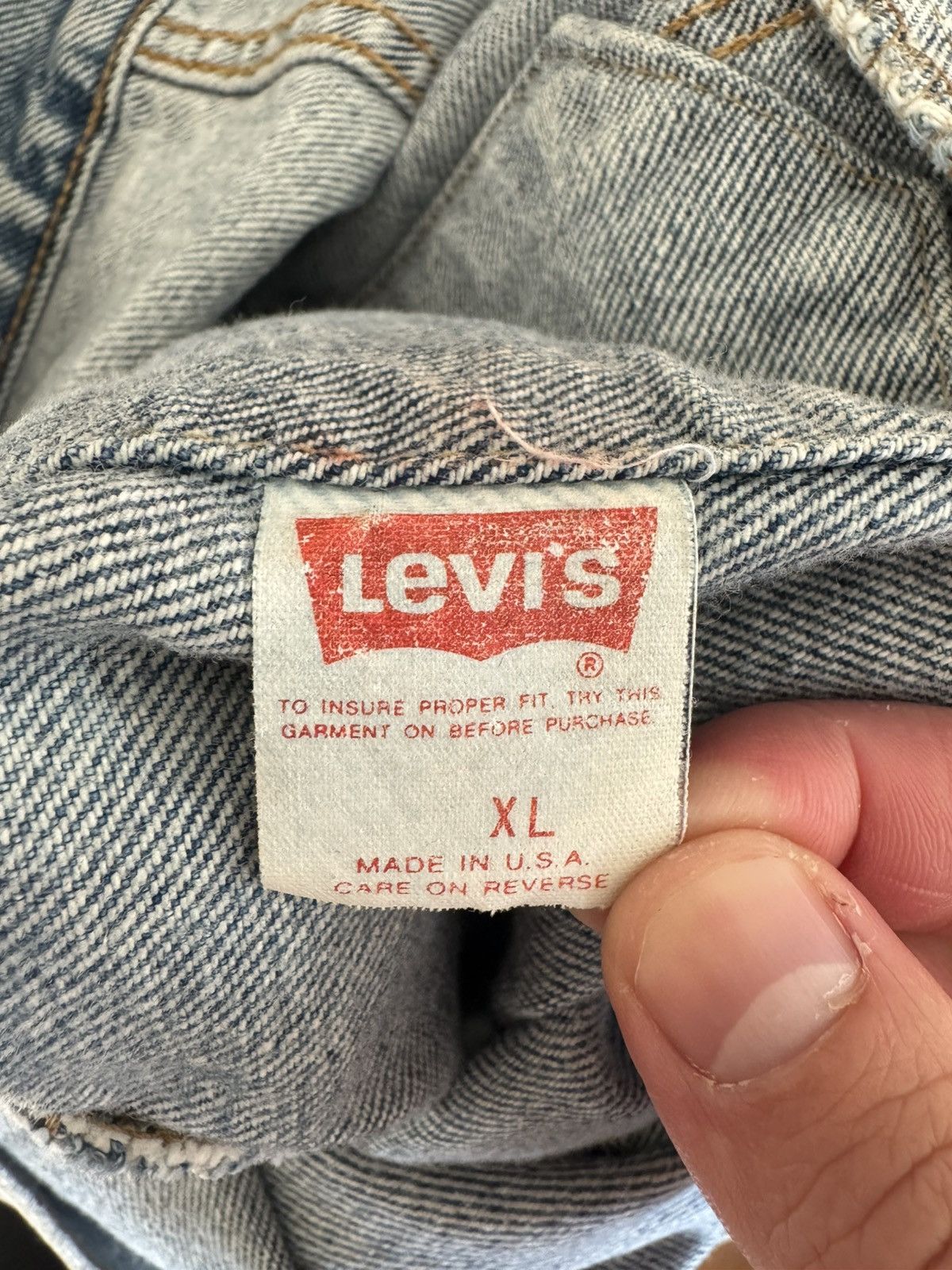 Levi's Levi’s 1980s Denim Trucker Jacket Size US L / EU 52-54 / 3 - 6 Thumbnail