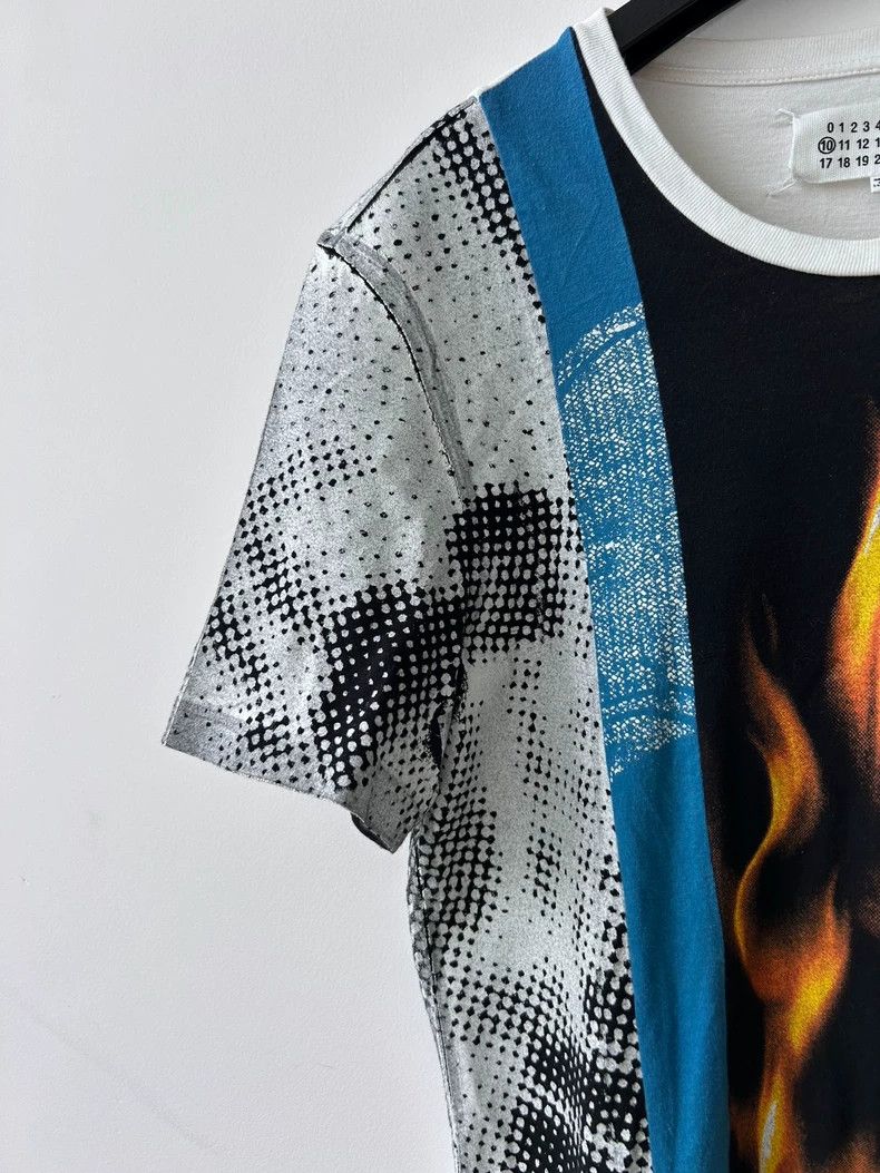 Maison Margiela Maison Margiela Shadow flame line pattern T-shirt Size US S / EU 44-46 / 1 - 4 Thumbnail