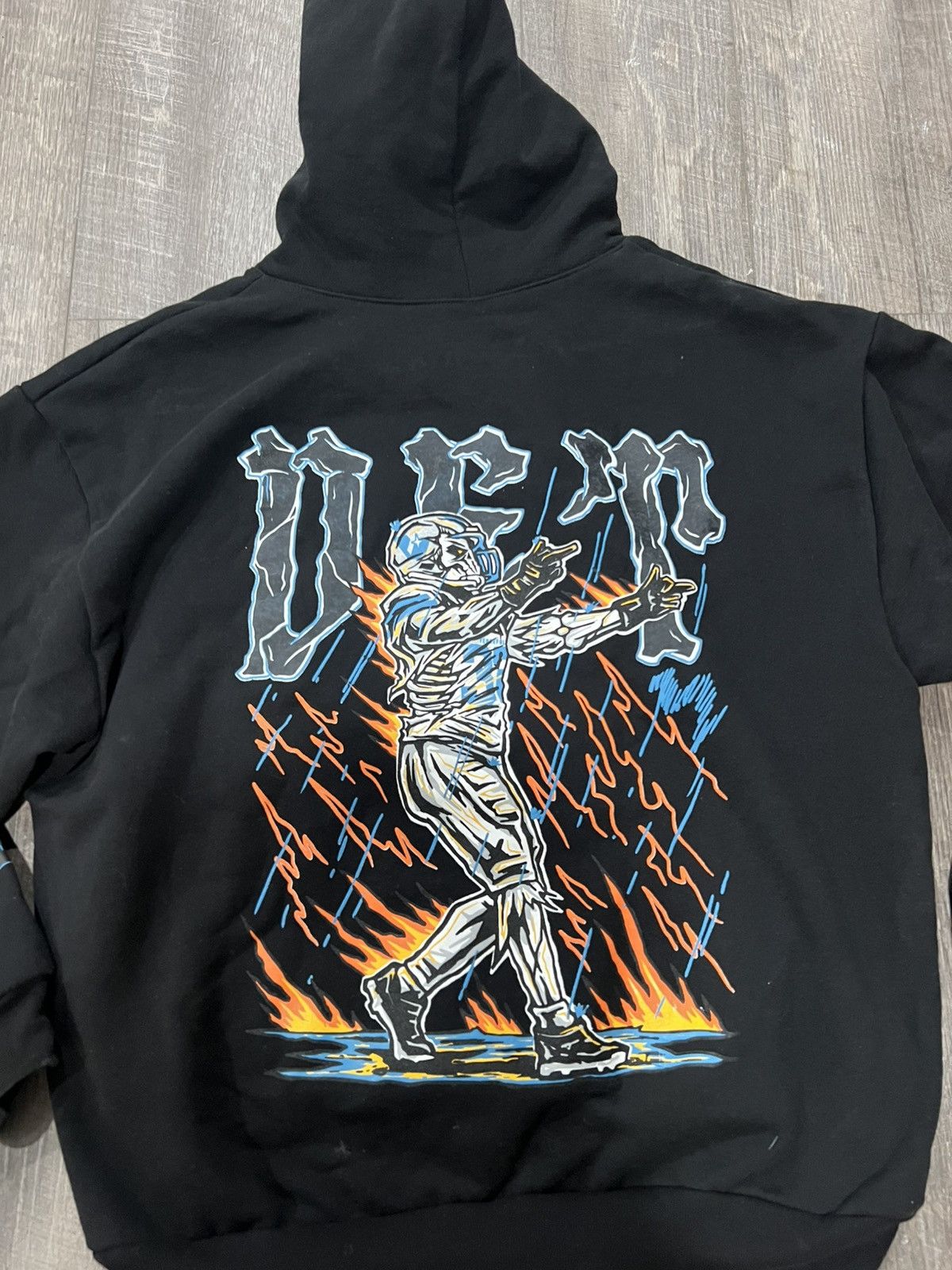 Vengeful Detroit Lions VENGEFUL- Brian Branch Hoodie -Size XL - Black Size US XL / EU 56 / 4 - 4 Thumbnail
