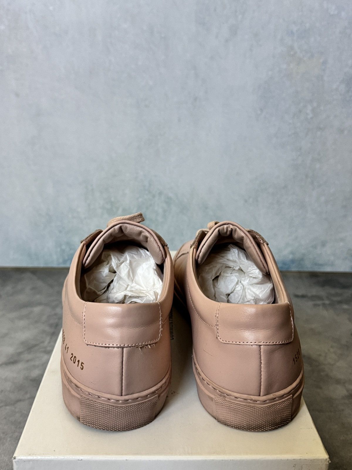 Common Projects Common Projects Pink Original Achilles Low Sneakers US8 Size US 8 / EU 41 - 4 Thumbnail