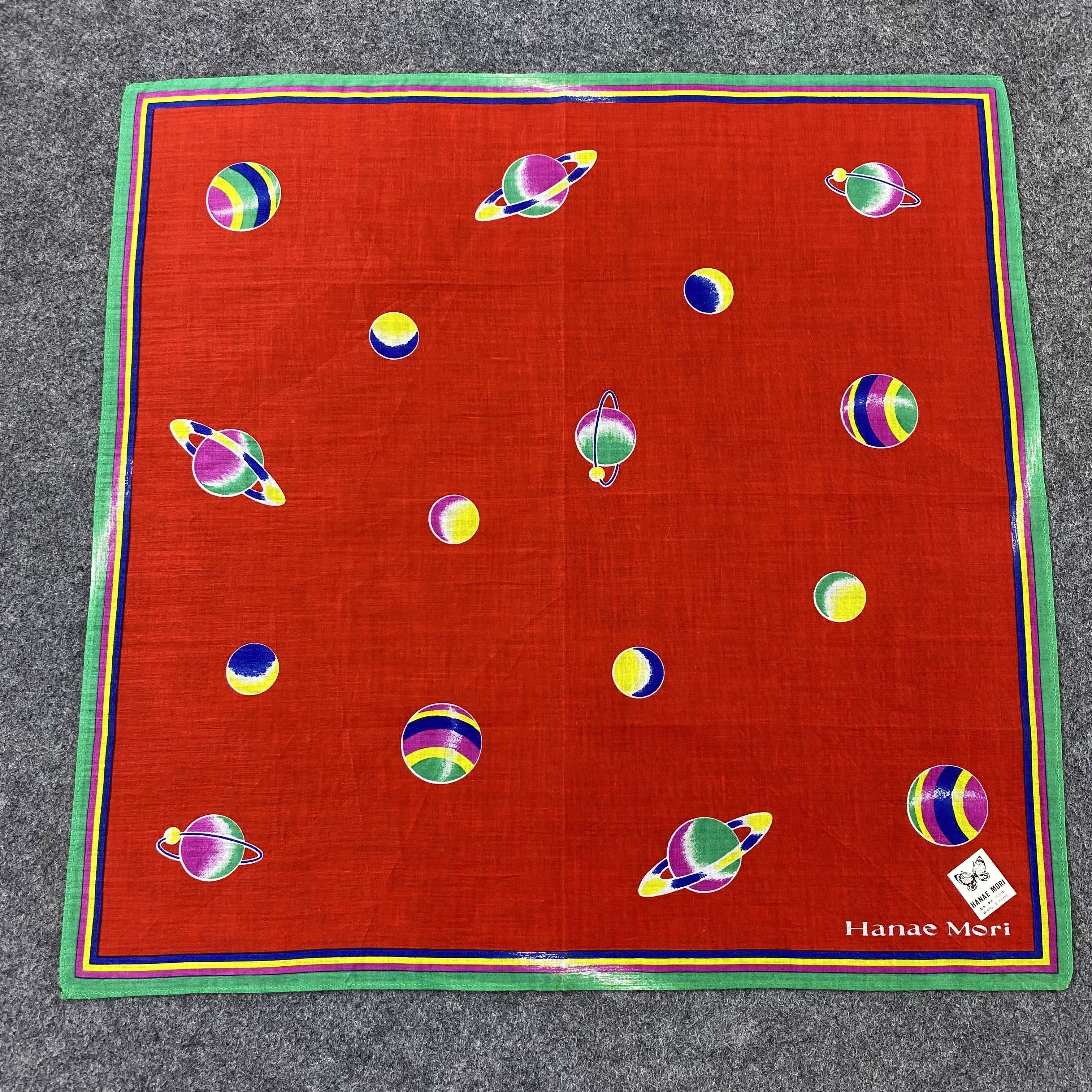 Hanae Mori Hanae Mori Handkerchief Neckerchief Bandana-B1590 Size ONE SIZE - 3 Thumbnail