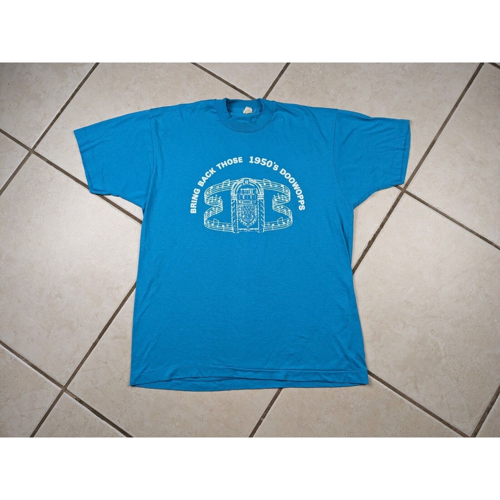 Other Jukebox "Bring Back Those 1950's Doowopps" T-Shirt Sz XL USA Size US XL / EU 56 / 4 - 1 Thumbnail