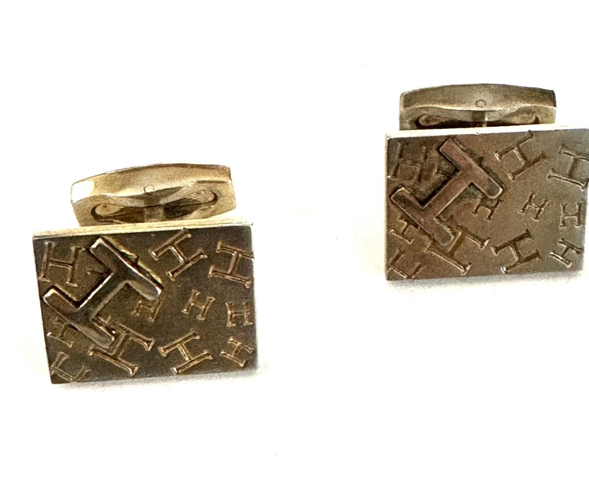 Hermes Hermes H Cufflinks Size ONE SIZE - 1 Thumbnail