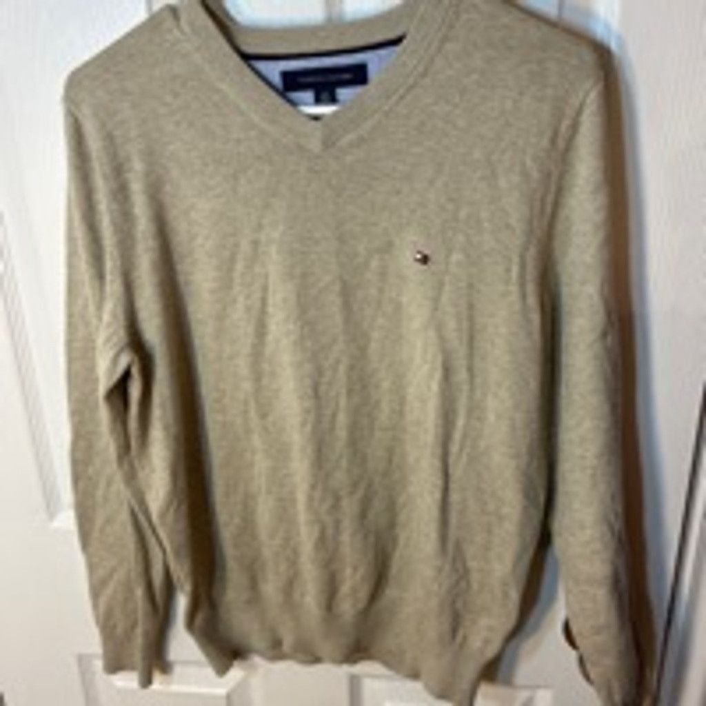 Tommy Hilfiger S Mens Tommy Hilfiger vneck pullover Size US S / EU 44-46 / 1 - 7 Thumbnail