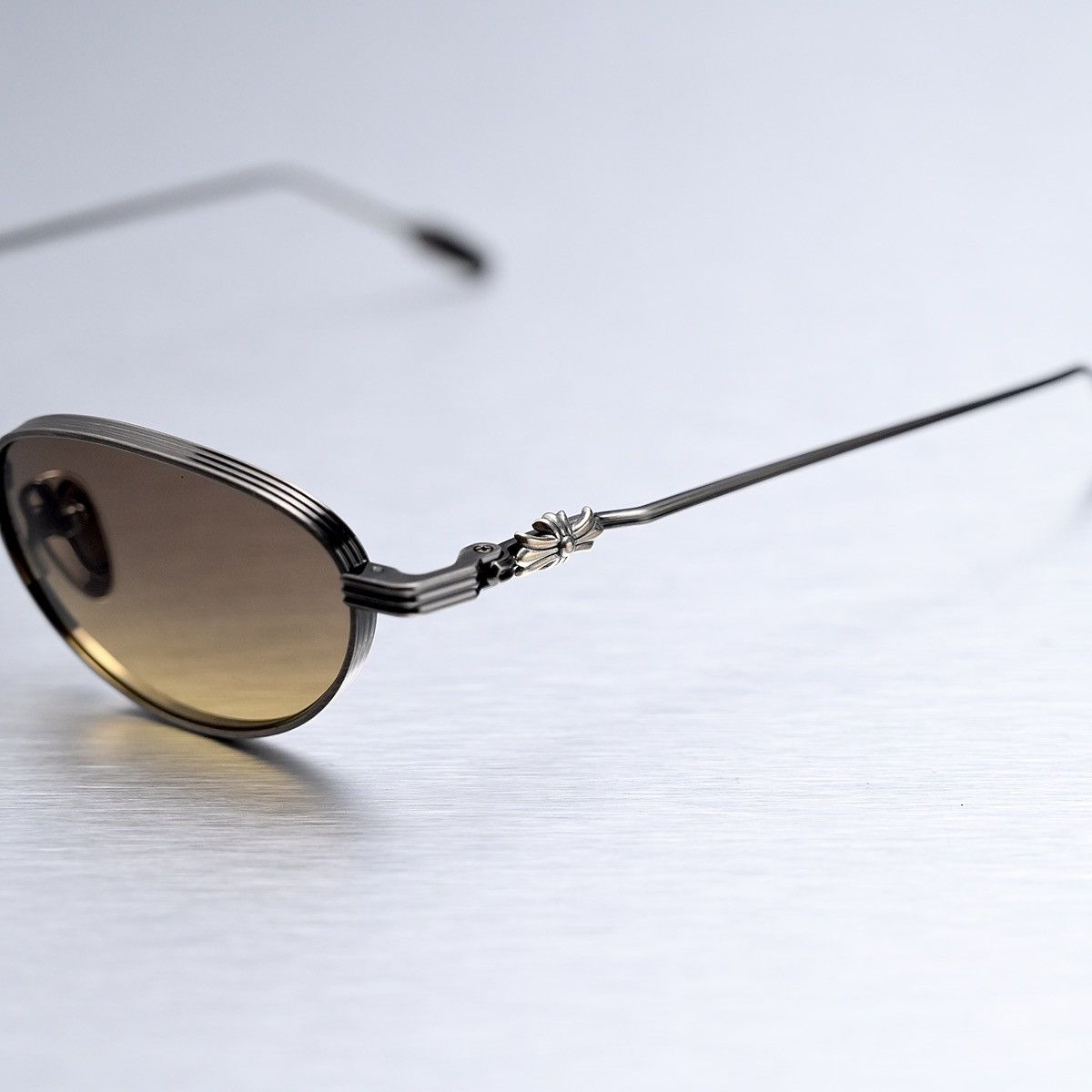 Chrome Hearts CHROME HEARTS CLITORIAL ANTIQUE SILVER SUNGLASSES Size ONE SIZE - 3 Thumbnail