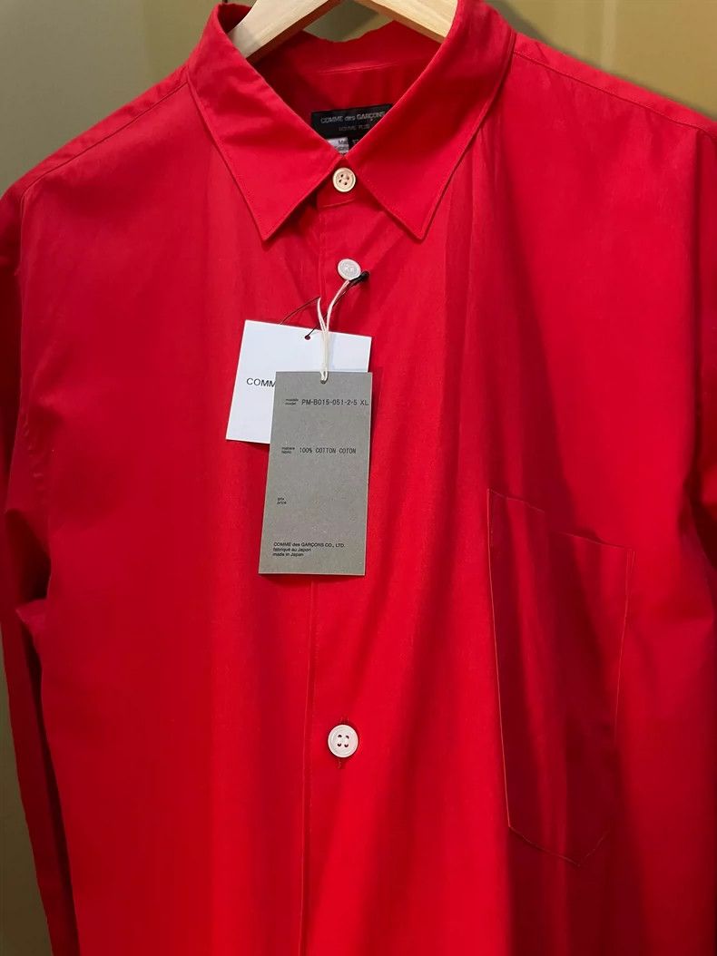 Comme des Garcons Comme Des Garcons Red Shirt Size XL / US 12-14 / IT 48-50 - 4 Thumbnail