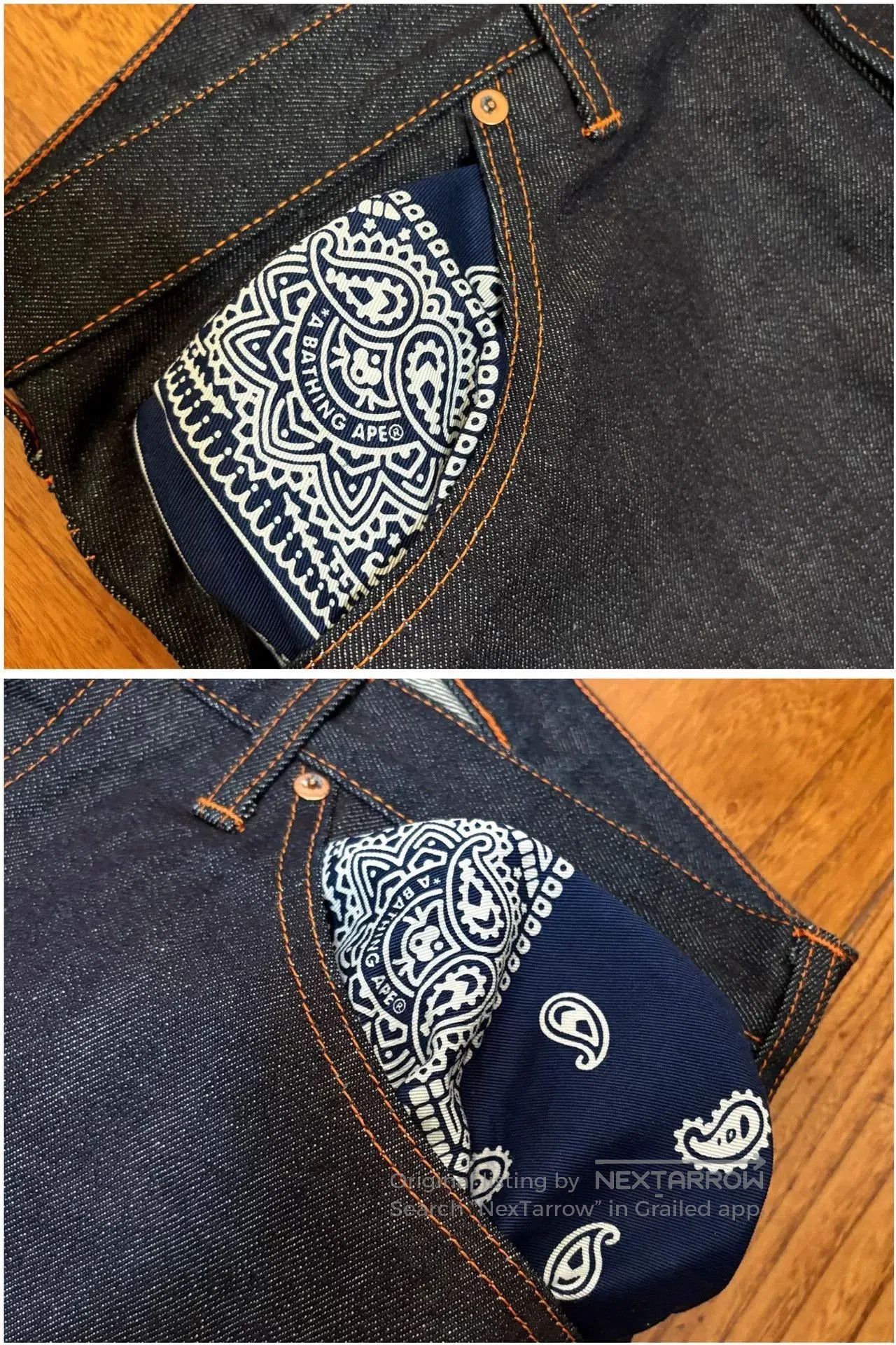 Bape BAPE Floral Print Cargo Jeans XL Size. Size US 36 / EU 52 - 7 Thumbnail
