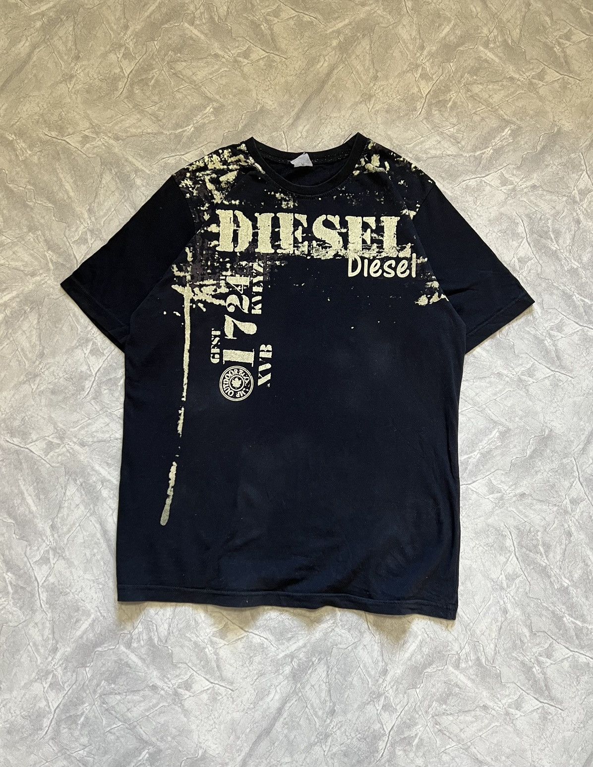 Diesel Y2K Vintage Diesel T-Shirt Big Logo | Grailed