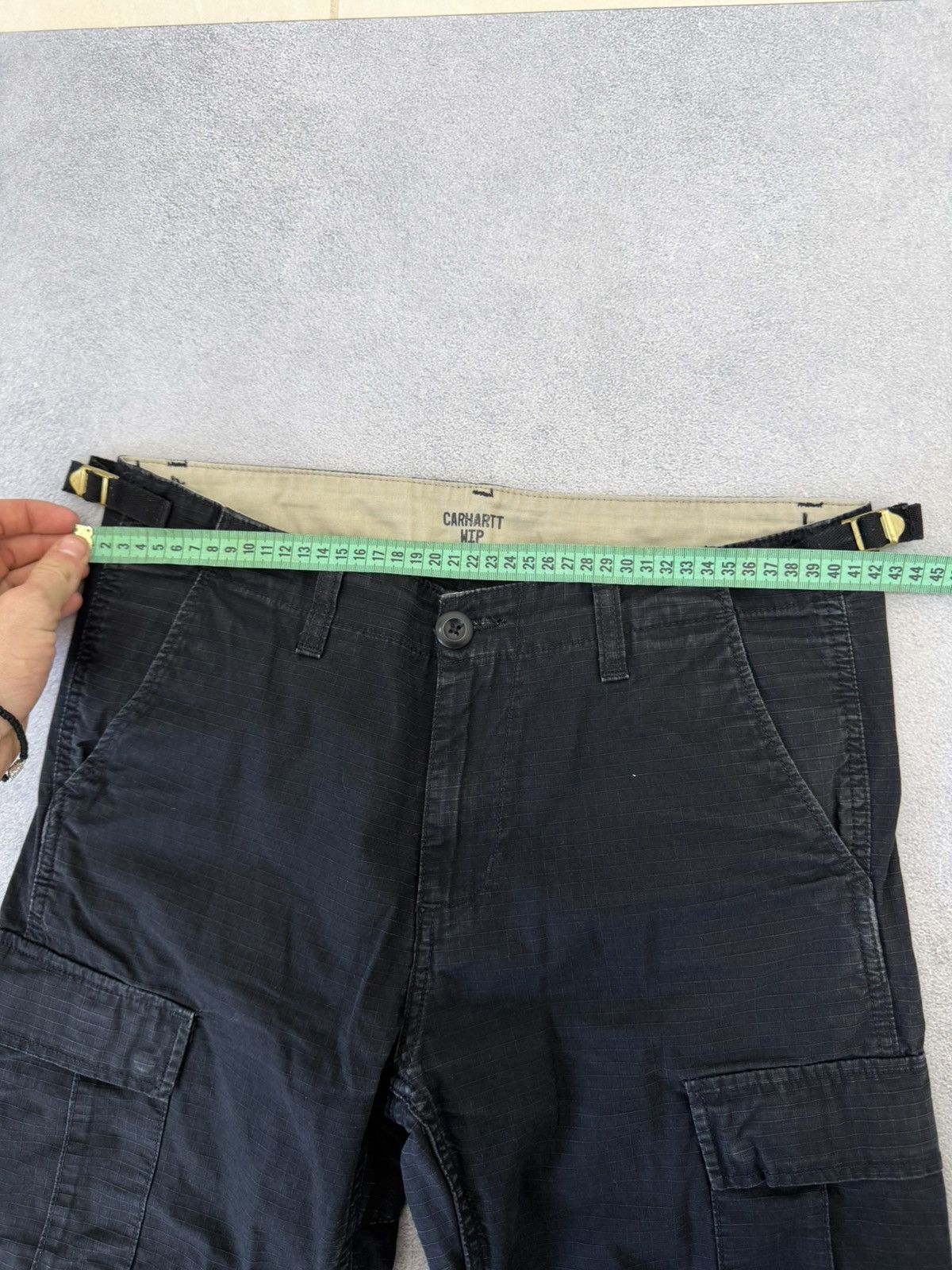 Carhartt vtg carhartt work cargo carpenter distressed washed pants Size US 30 / EU 46 - 10 Thumbnail
