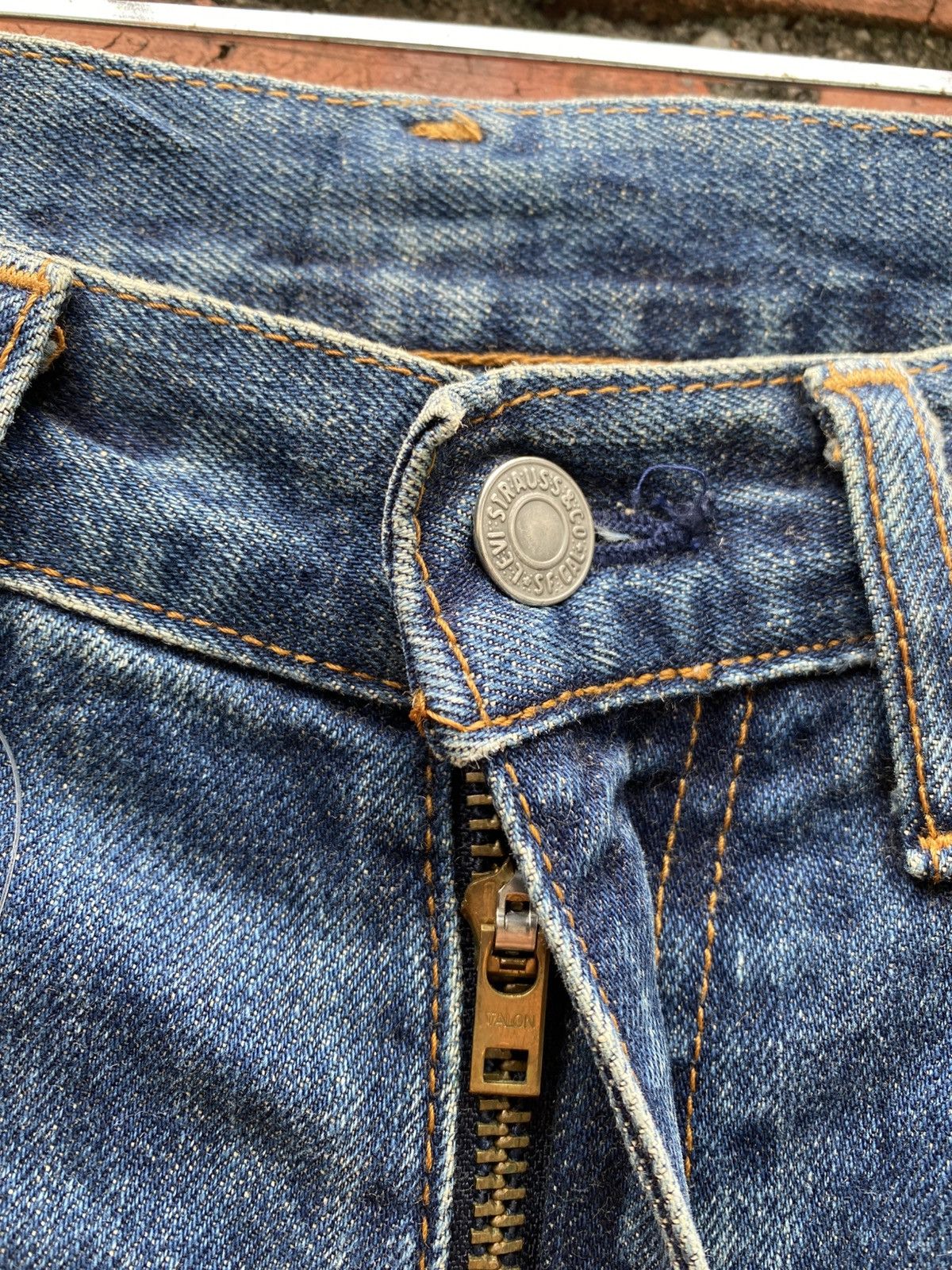 Levi's Vintage Clothing W28x36 Vintage levi's 502 redline big E denime Size 28" / US 6 / IT 42 - 4 Thumbnail