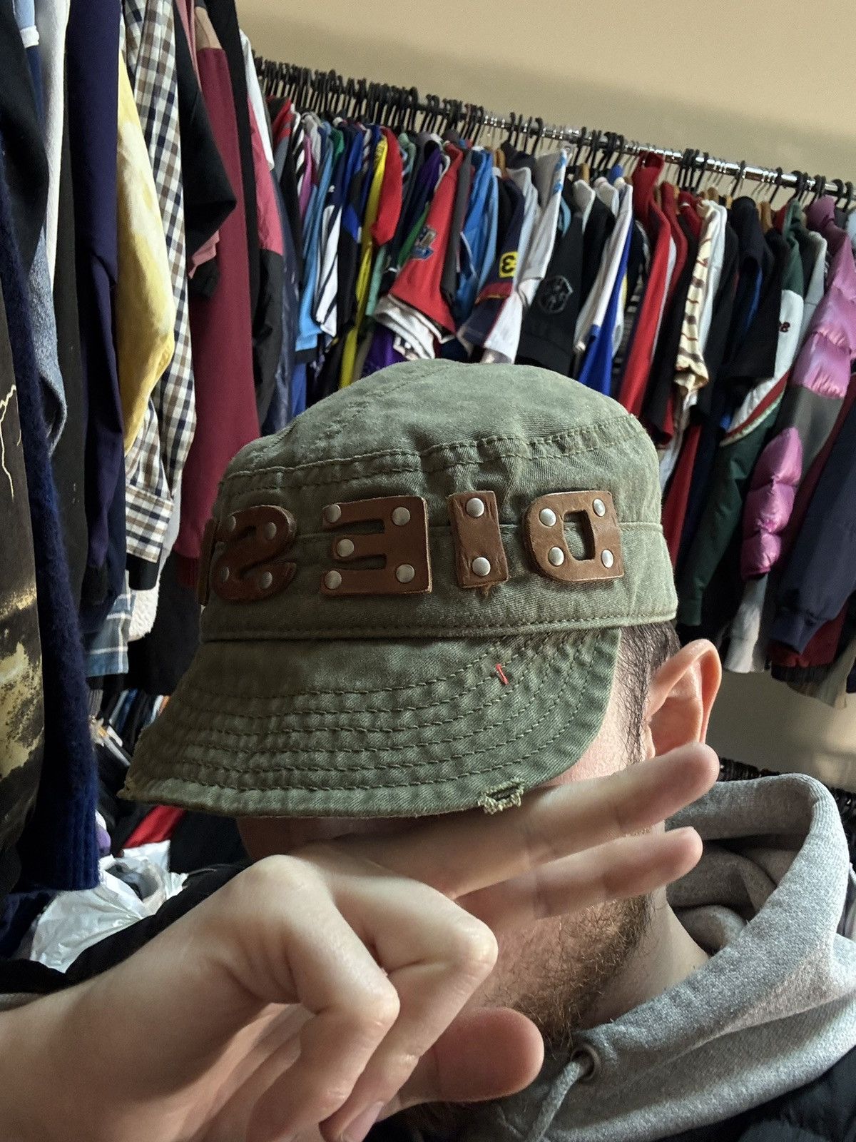Diesel Diesel Vintage Japan Commando Y2K Military Army Crazy Cap Size ONE SIZE - 9 Thumbnail