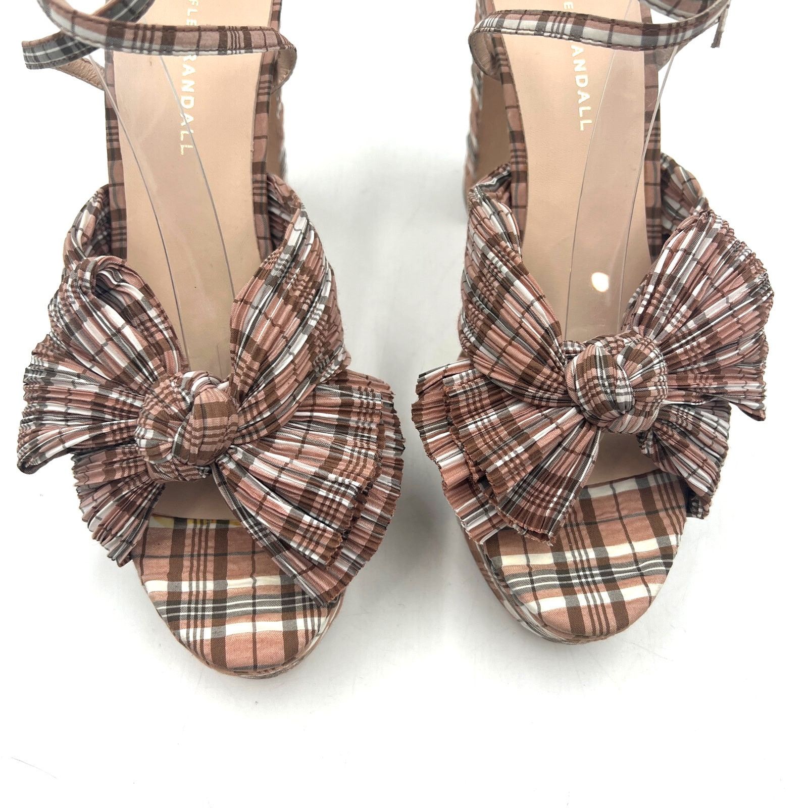 Loeffler Randall Loeffler Randall Natalia Plaid Platform Bow Heels Size US 9.5 / IT 39.5 - 4 Thumbnail