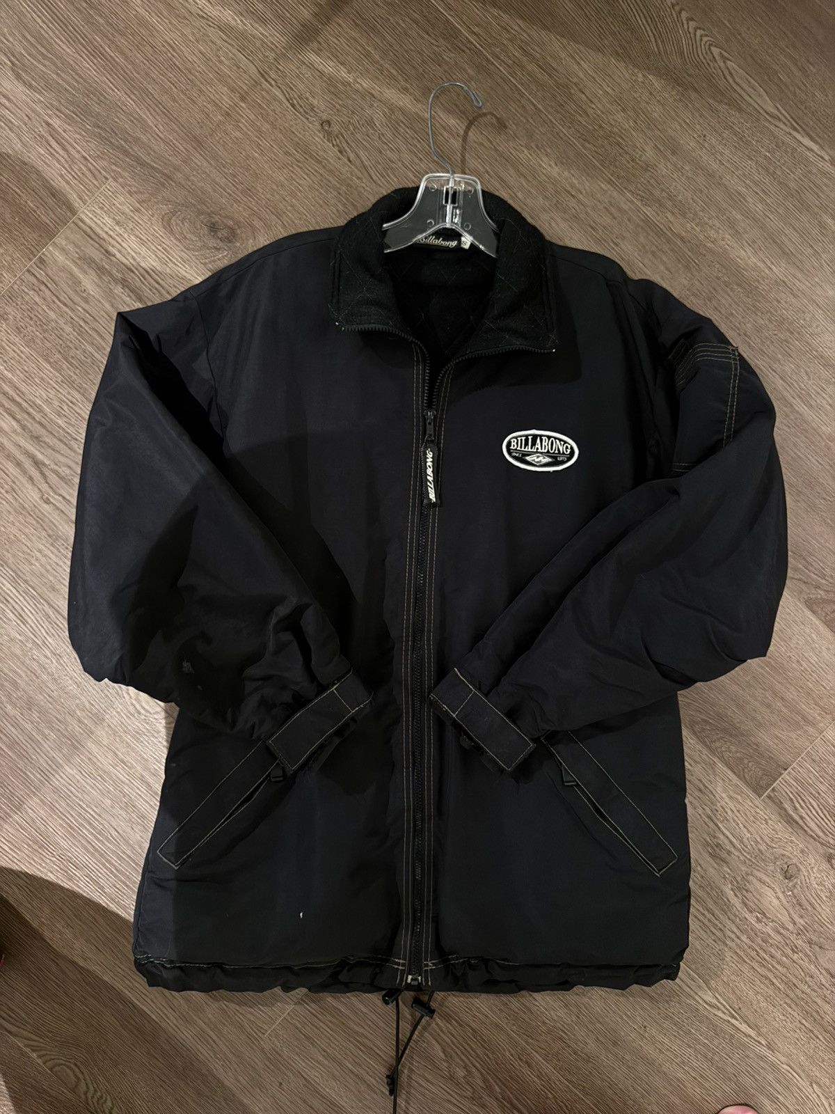 Billabong Billabong Black Jacket Adjustable Waiste Size Large Vintage Size US L / EU 52-54 / 3 - 2 Thumbnail