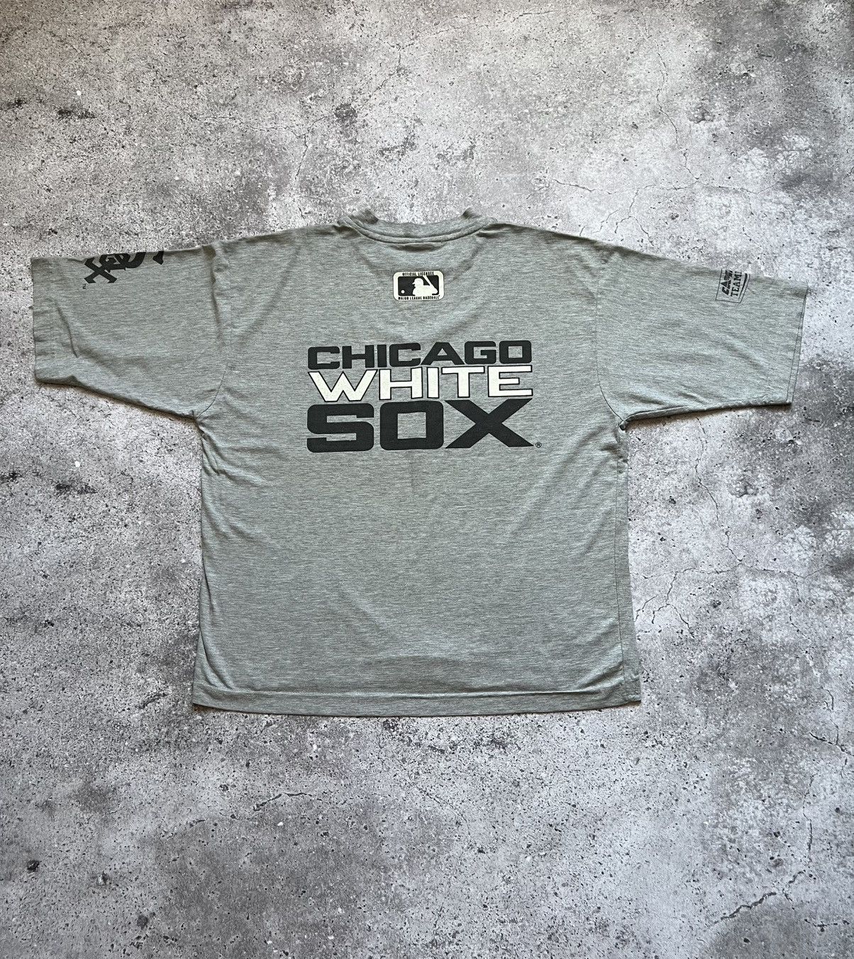 MLB Vintage 90s Chicago White Sox Tim Raines Rock of Ages Size US L / EU 52-54 / 3 - 12 Thumbnail