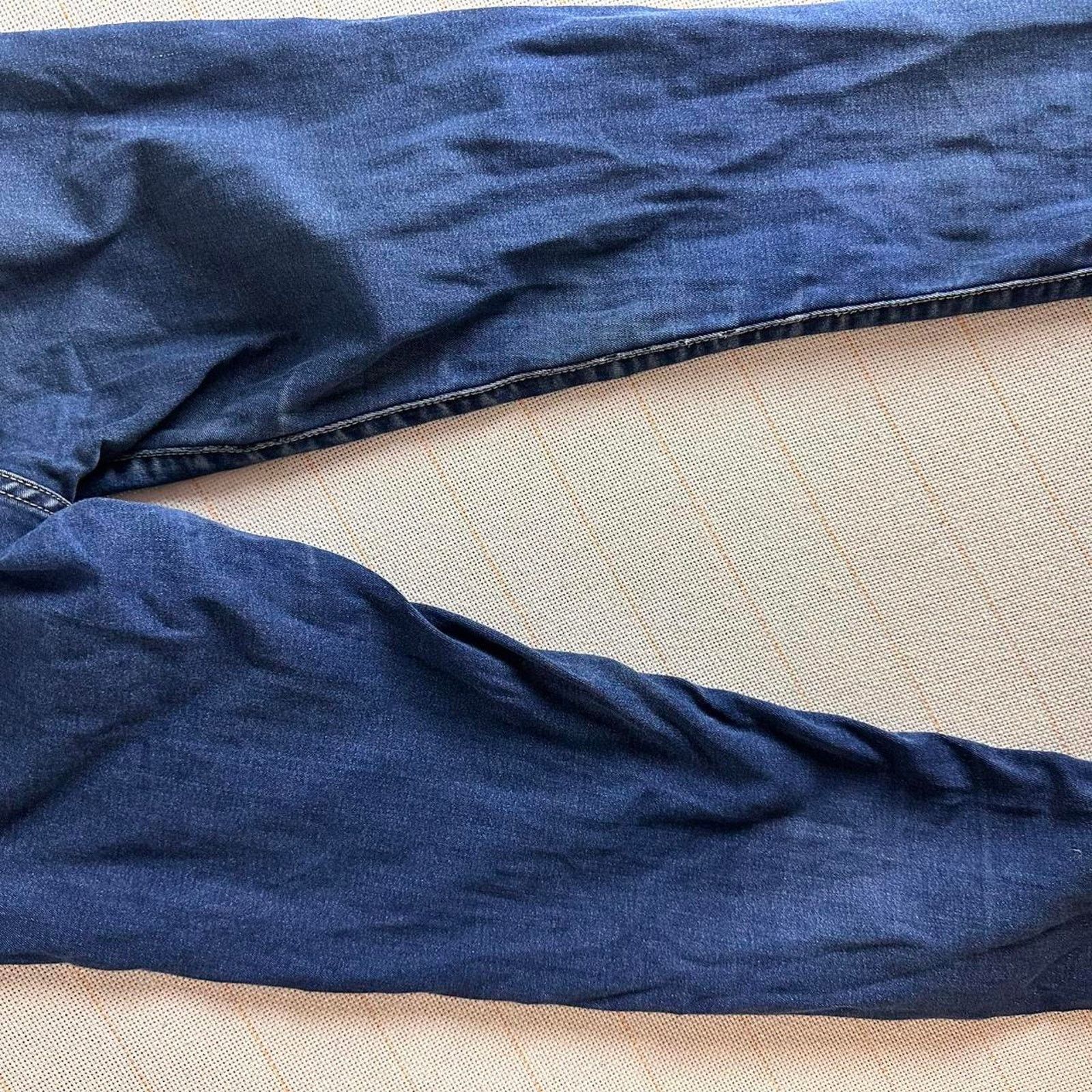 Levi's Levi's 710 Jeans Blue Super Skinny Distress Dark Wash Denim Size 27" / US 4 / IT 40 - 8 Thumbnail