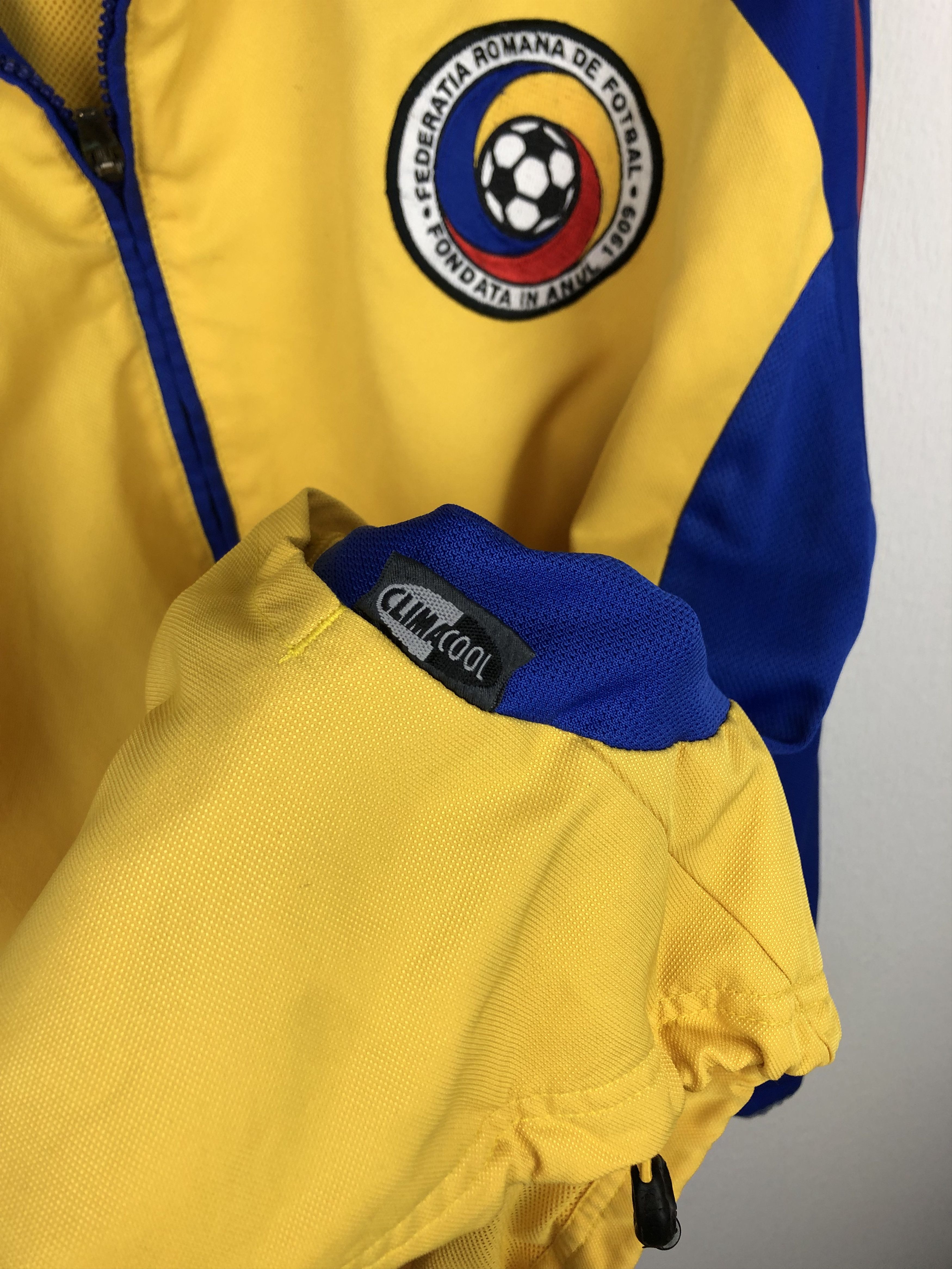 Adidas Vintage 90's Adidas Romania Football Jacket Soccer Track Top Size US XL / EU 56 / 4 - 5 Thumbnail