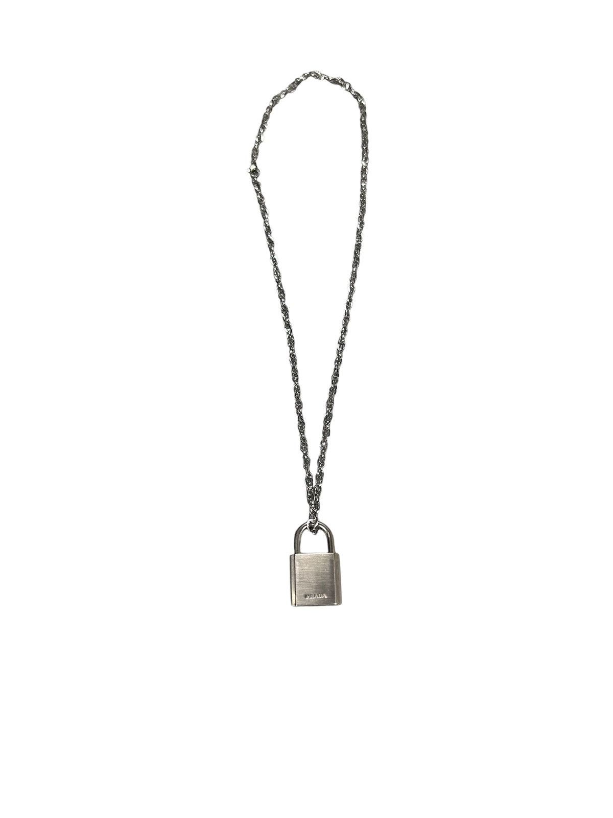 Designer Prada Necklace Padlock Size ONE SIZE - 1 Thumbnail
