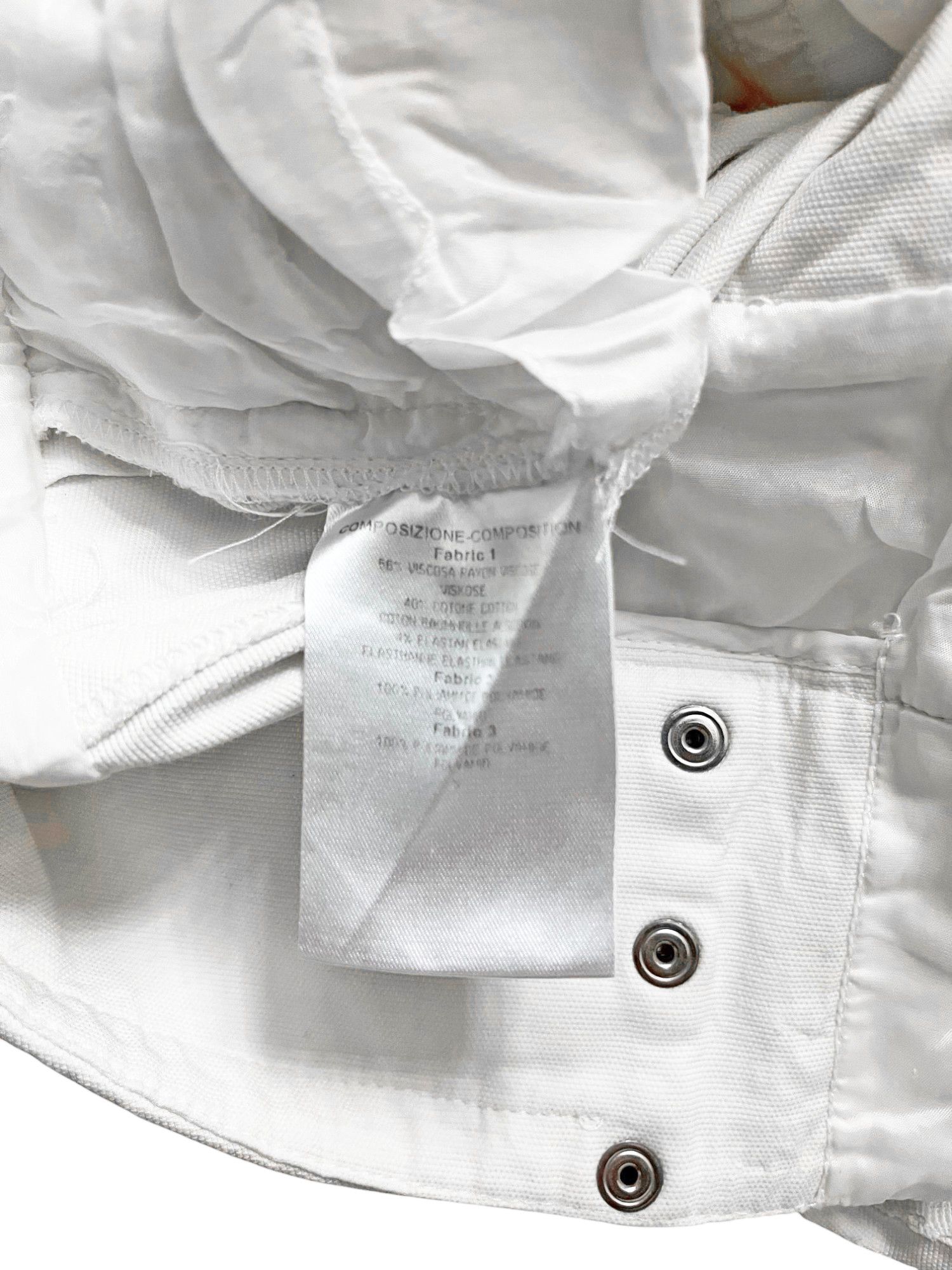 Gucci by Frida Giannini S/S 2010 White High Wasted Tactical Pants Size 28" / US 6 / IT 42 - 12 Thumbnail